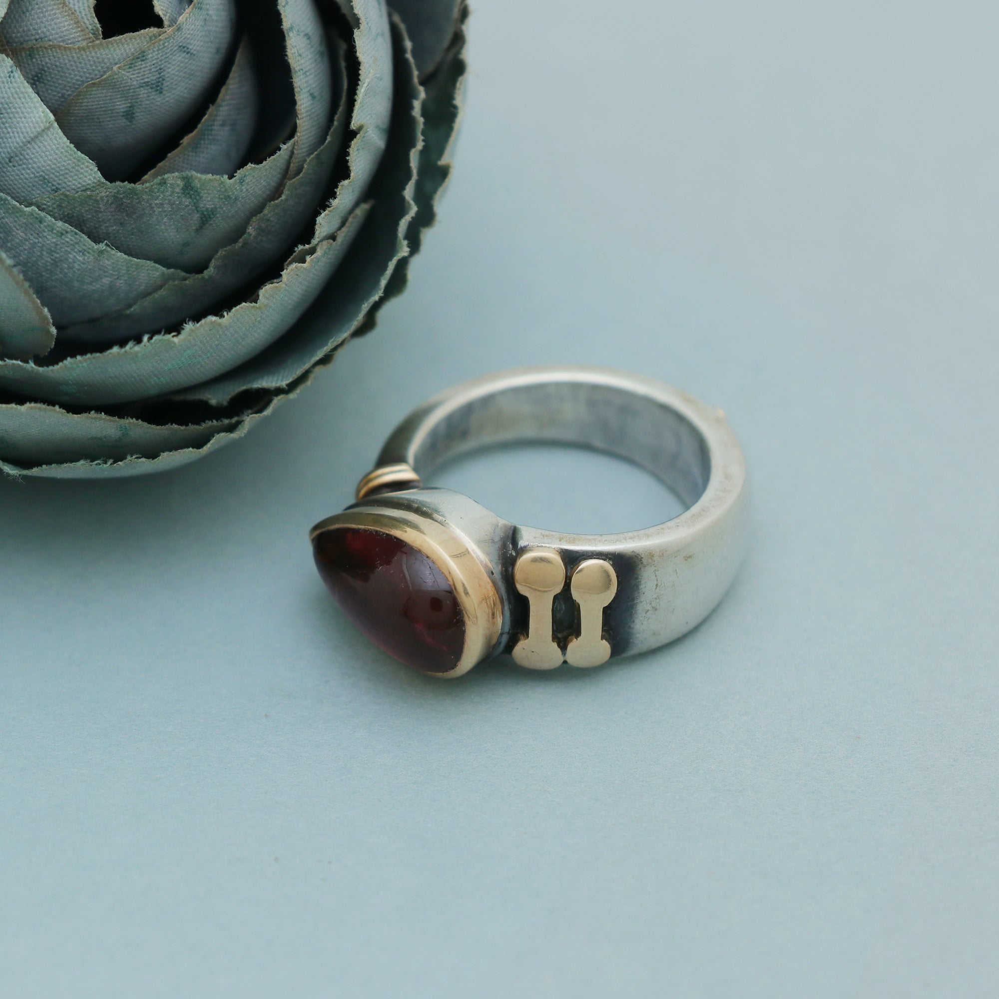 Natural Tourmaline Roman Ring