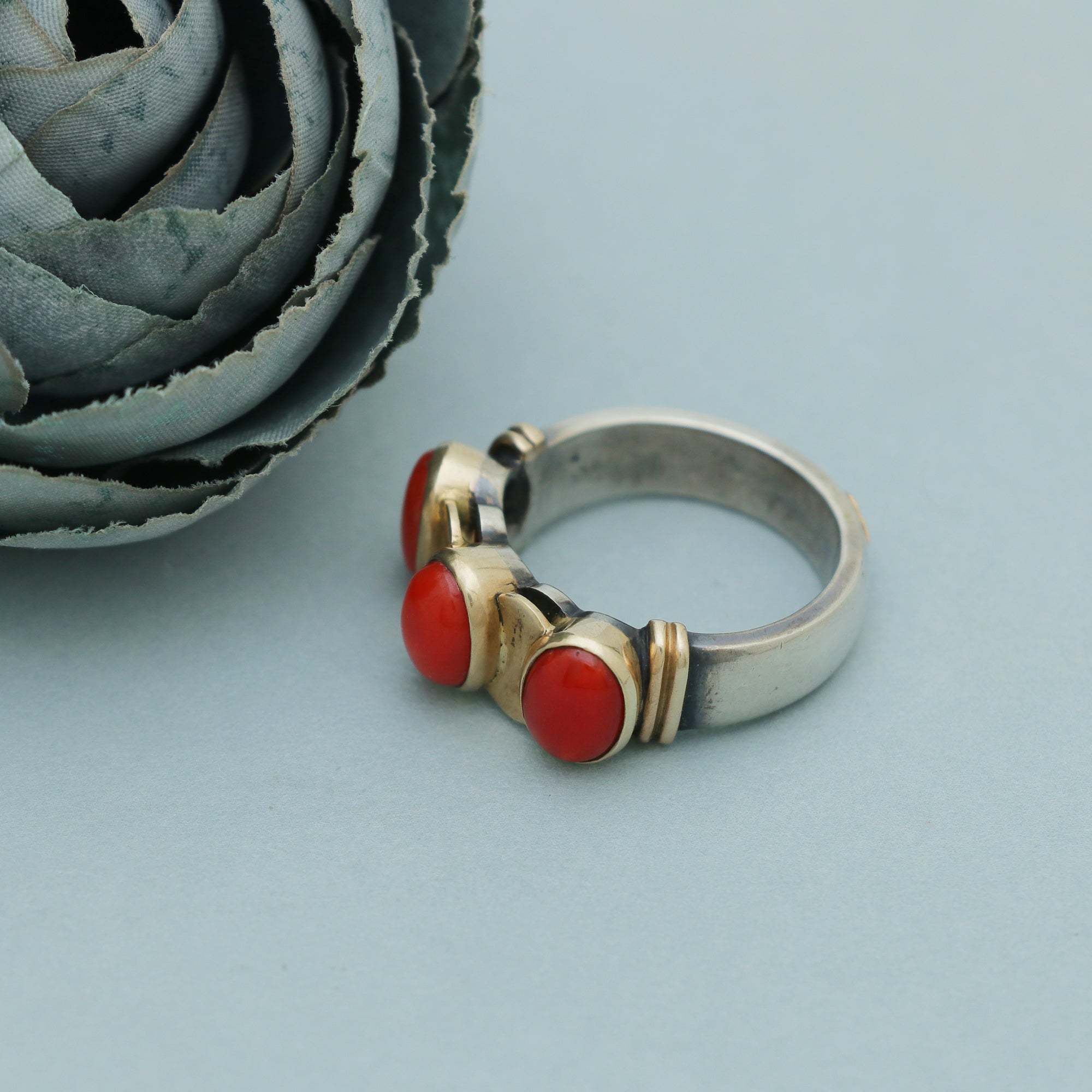 Natural Coral Ring