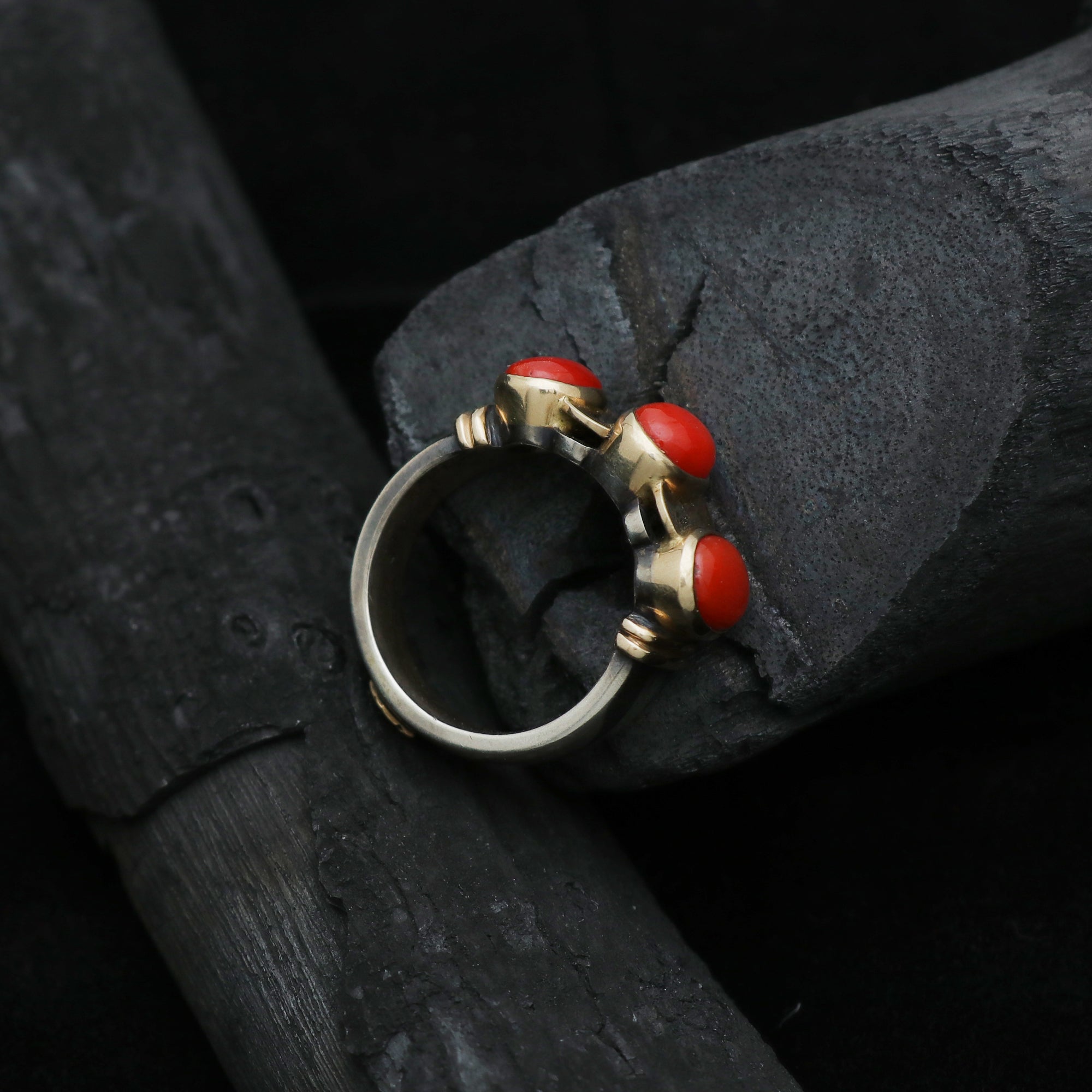 Natural Coral Ring