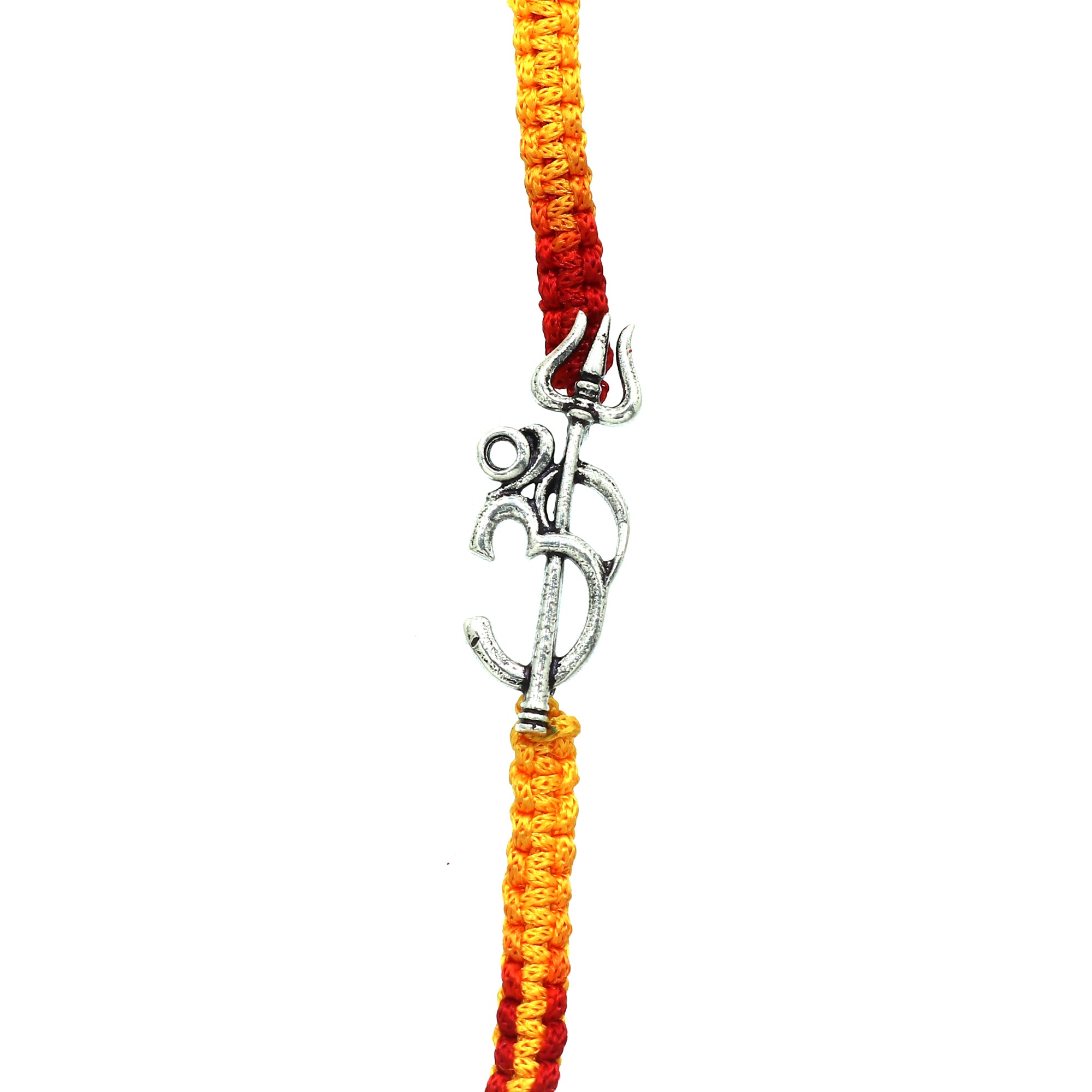 Shiva Trishul Silver Rakhi