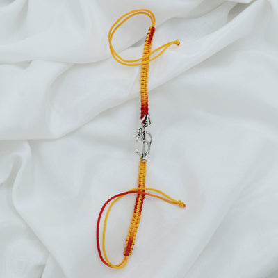 Shiva Trishul Silver Rakhi