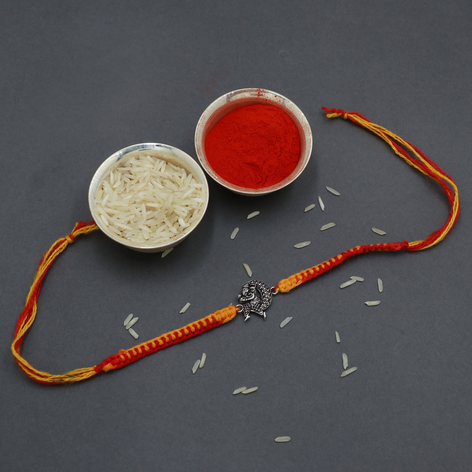 Silver MoonGanesh Rakhi