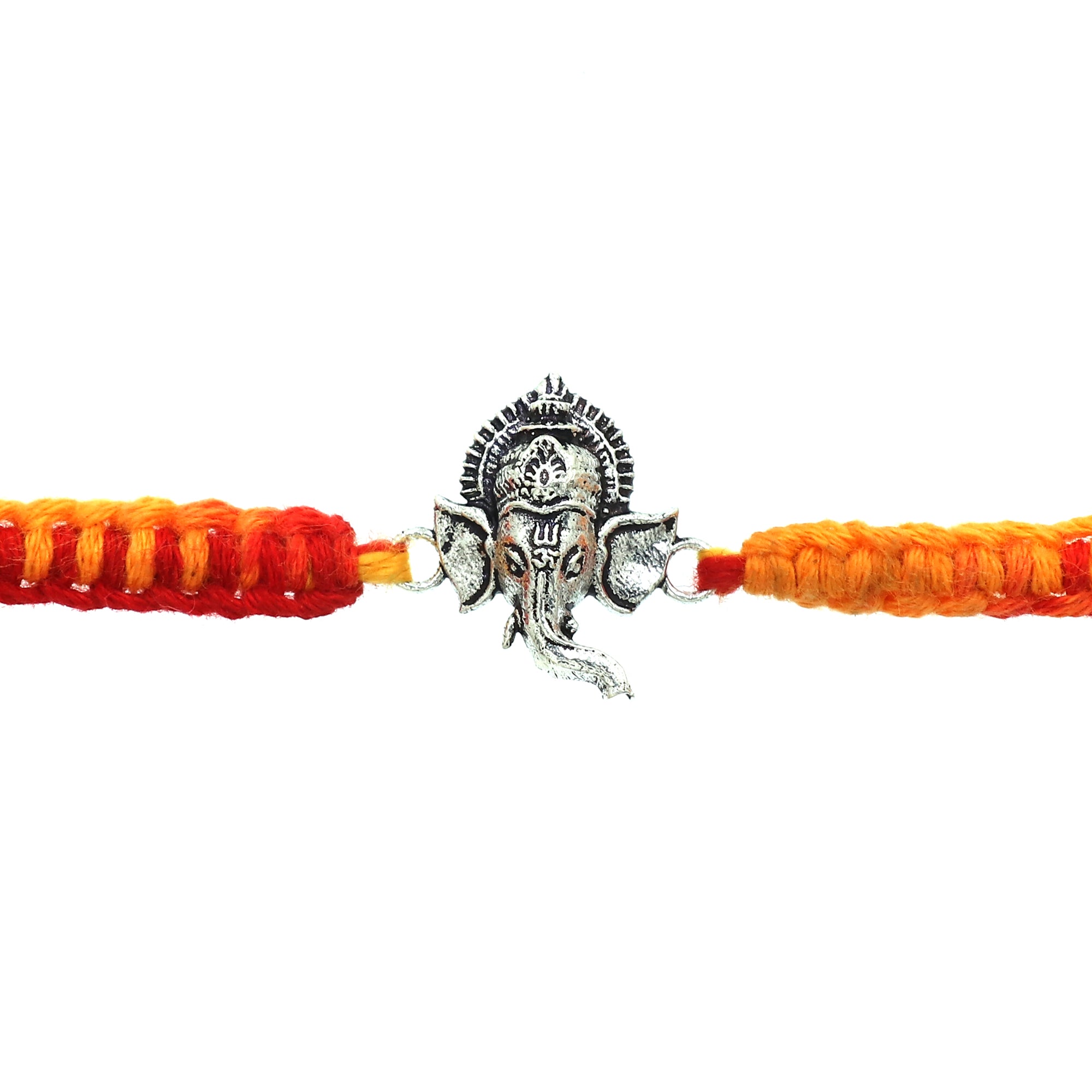 Ganeshmukha Silver Rakhi