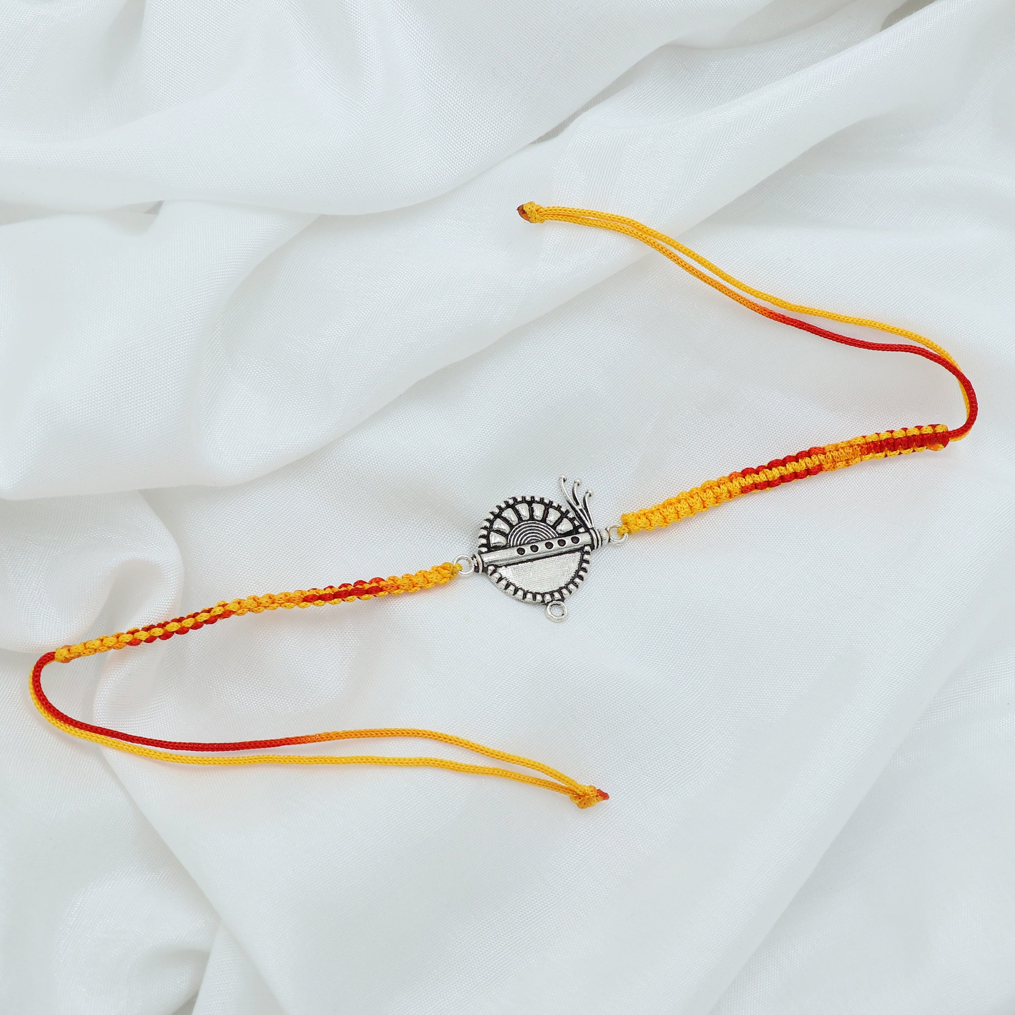Krishn Basuri Silver Rakhi