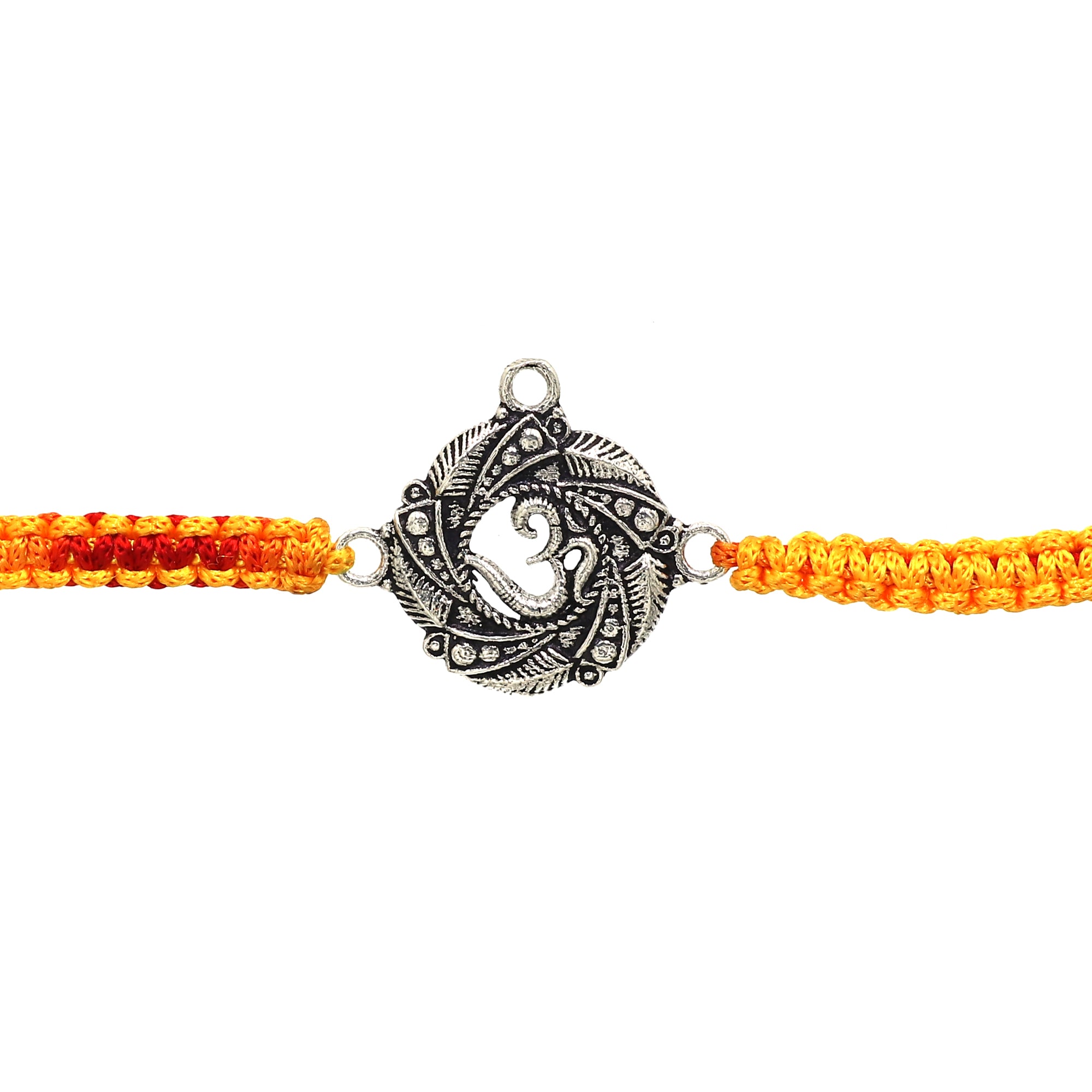 Silver Antriksh Om Rakhi