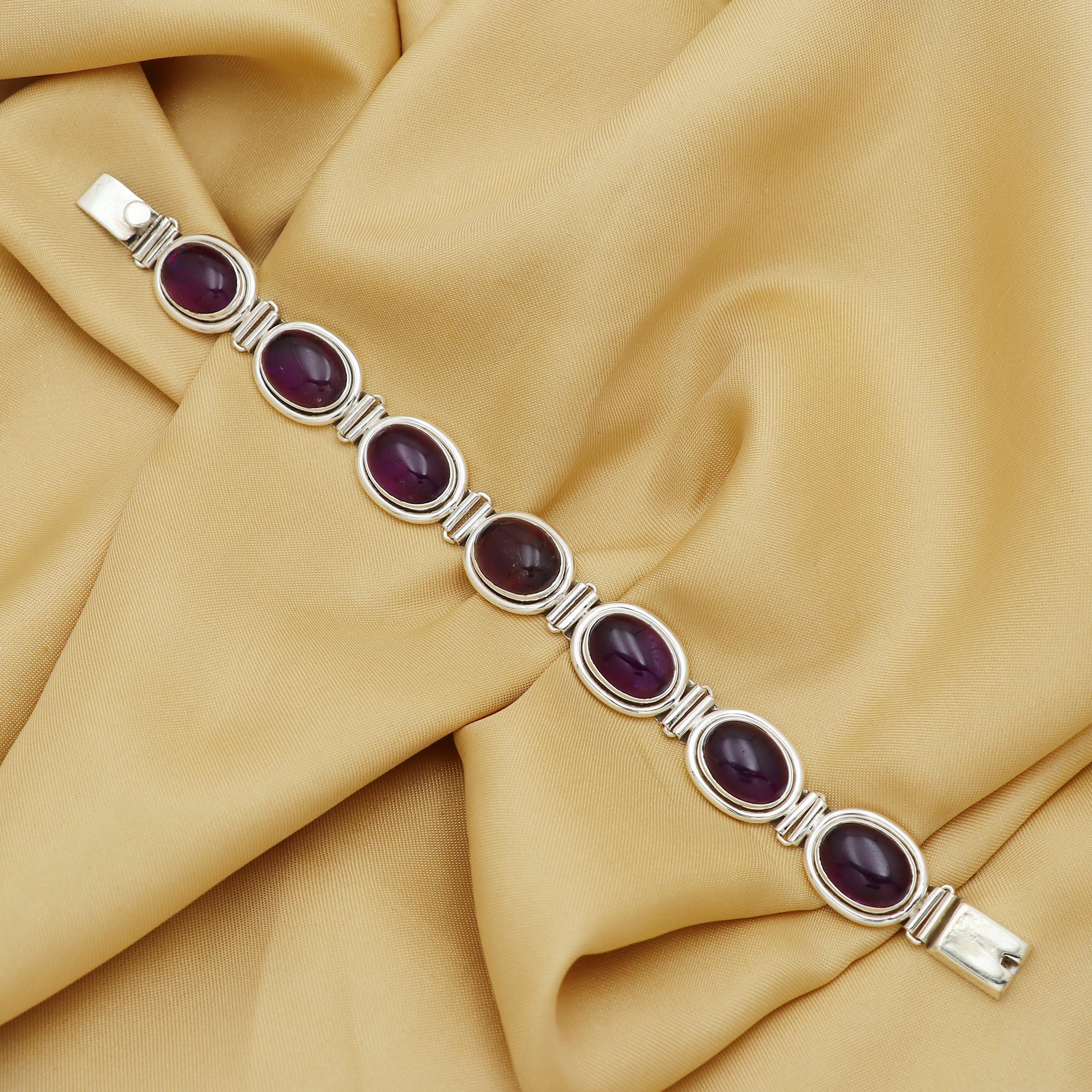 Seven Gemstone Bracelet