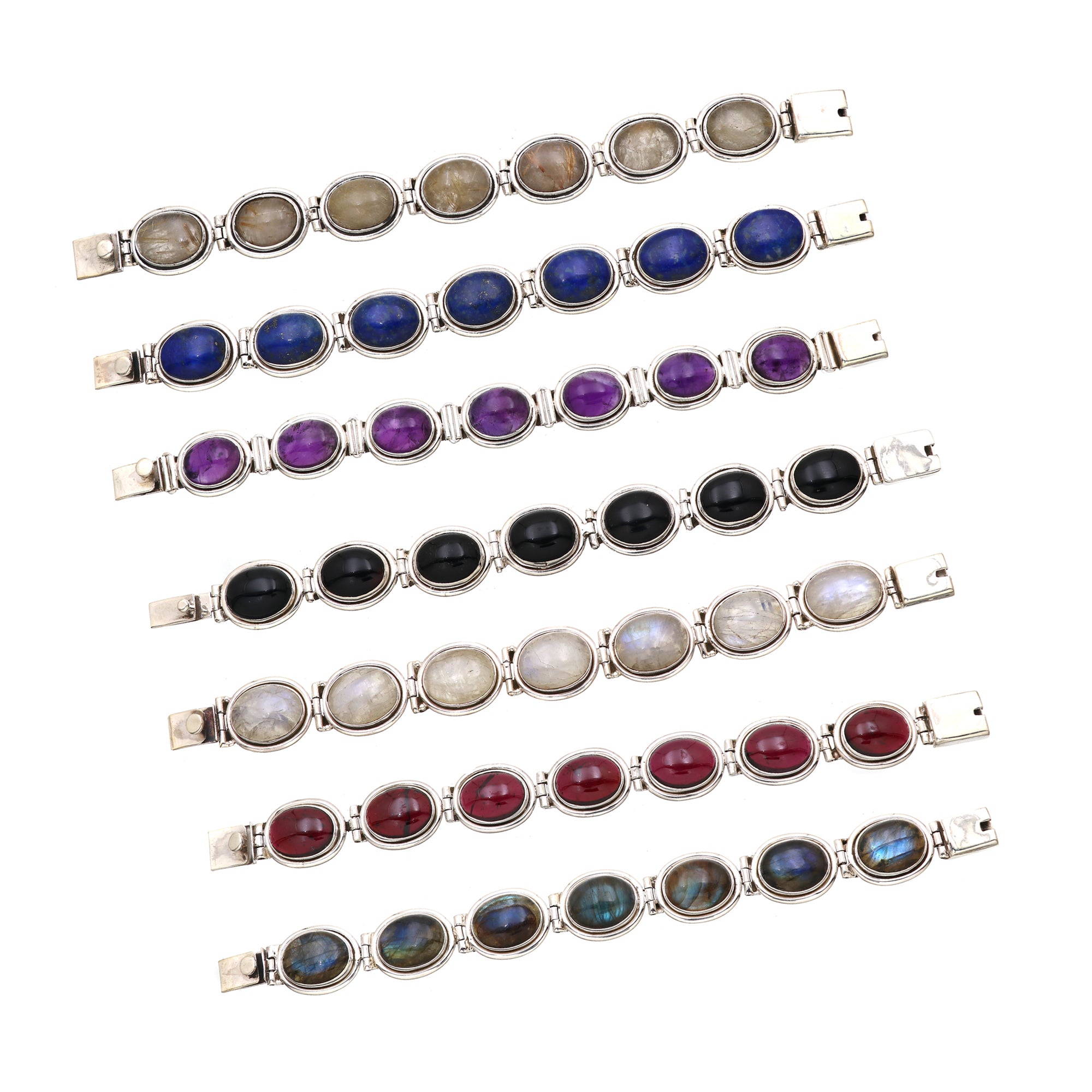 Seven Gemstone Bracelet