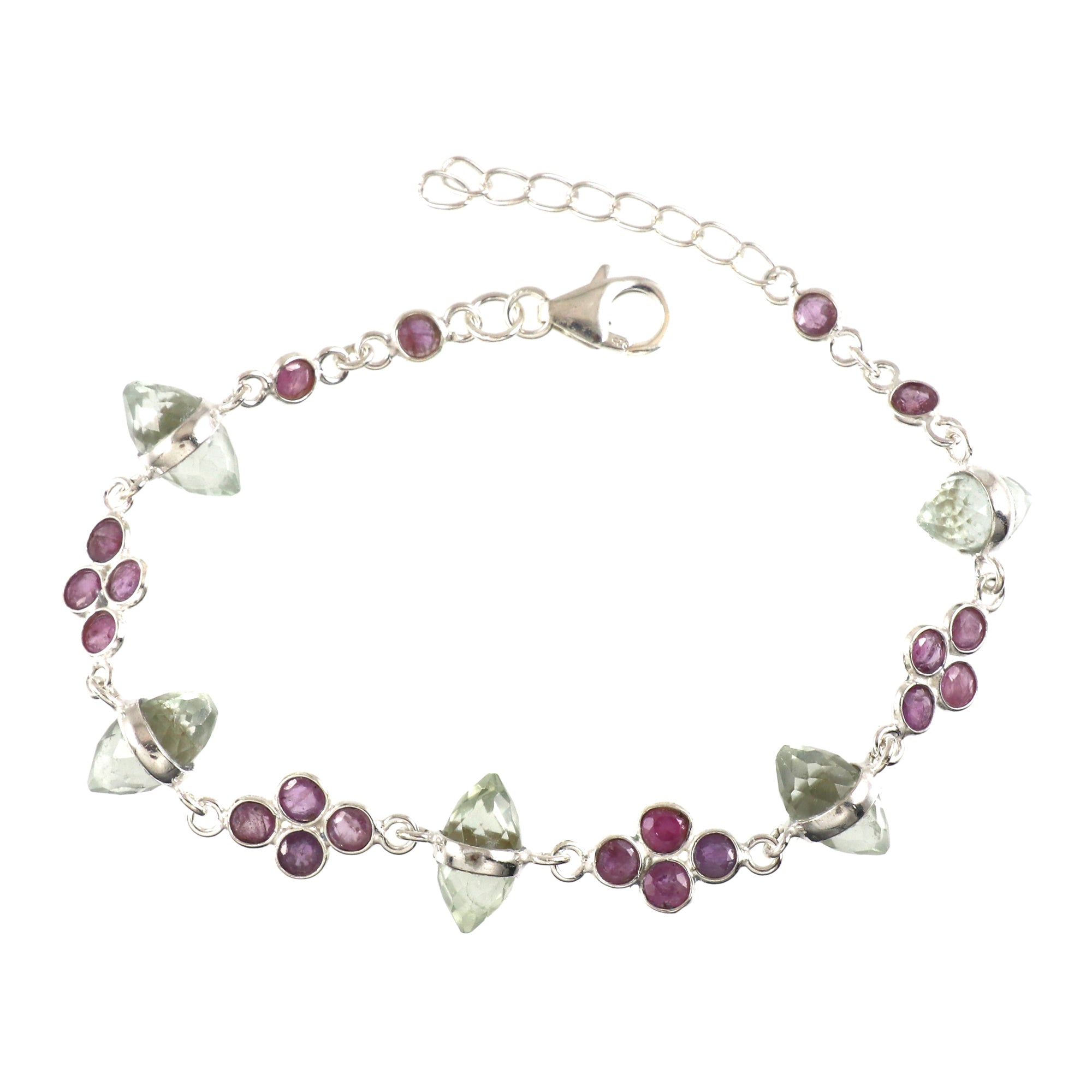 Natural Sterling Silver 925 Bracelet.