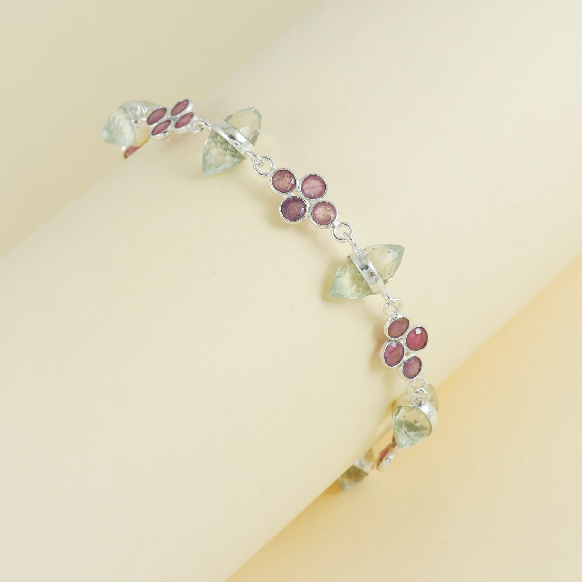 Natural Sterling Silver 925 Bracelet.