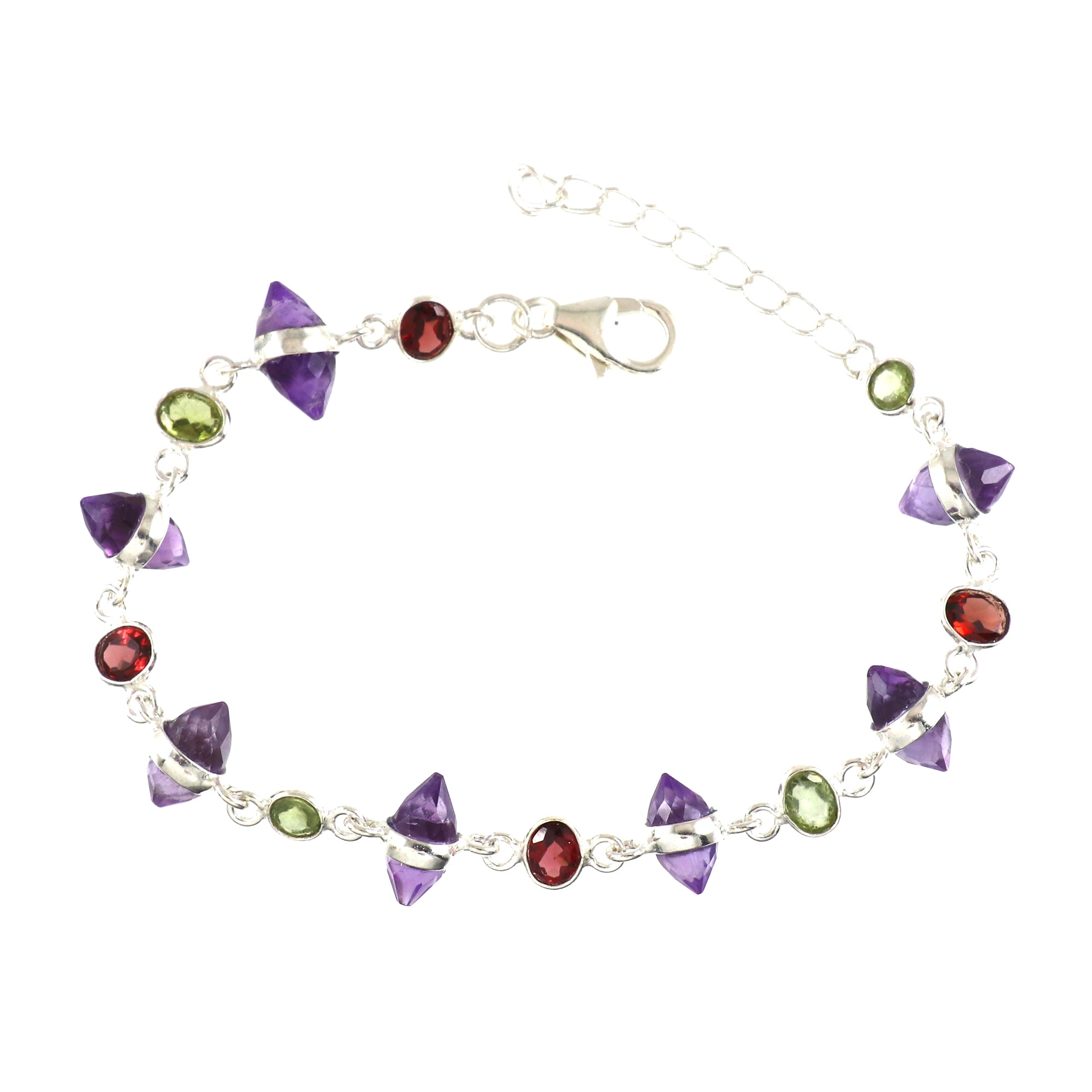 Natural Sterling Silver 925 Bracelet.