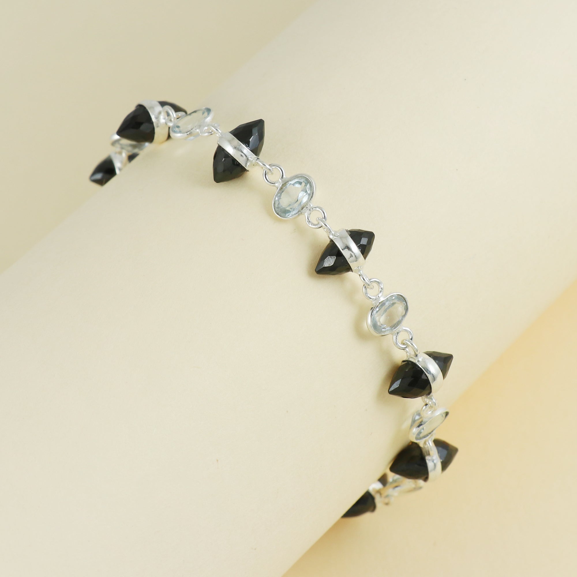 Natural Sterling Silver 925 Bracelet.