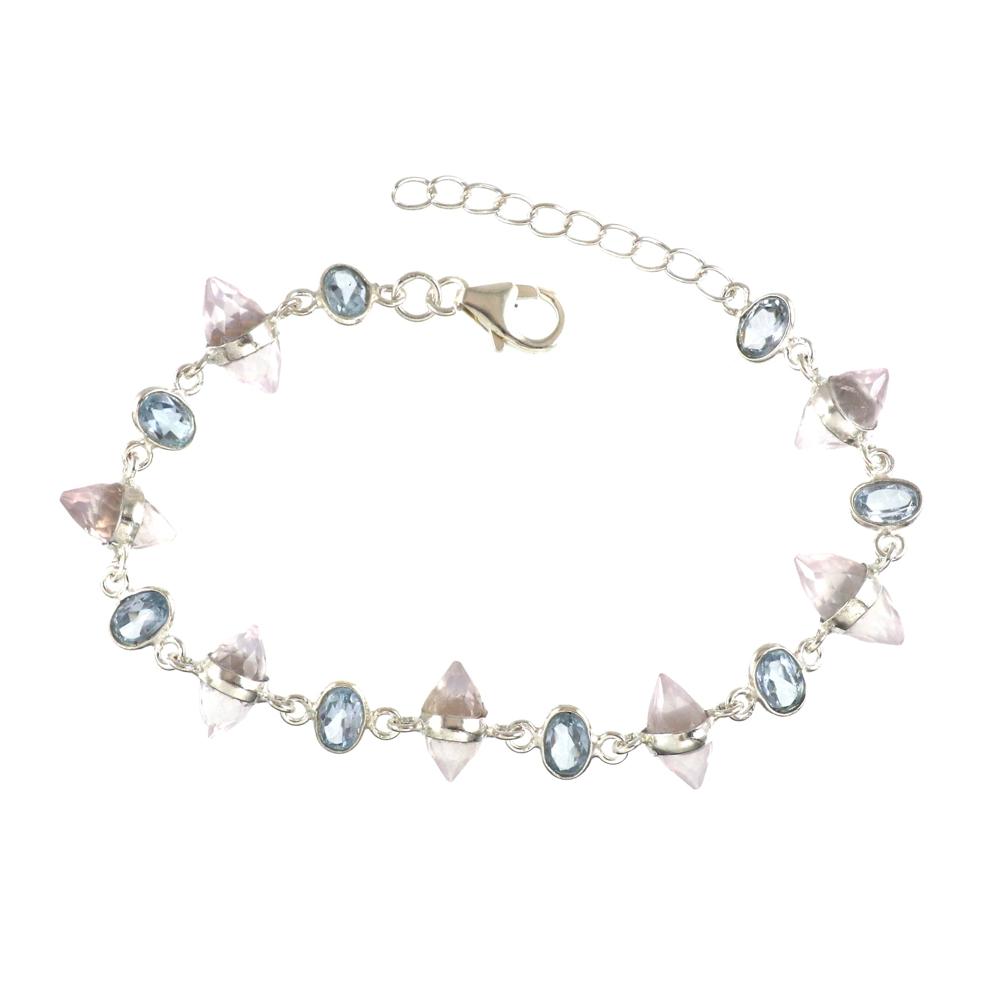 Natural Sterling Silver 925 Bracelet.