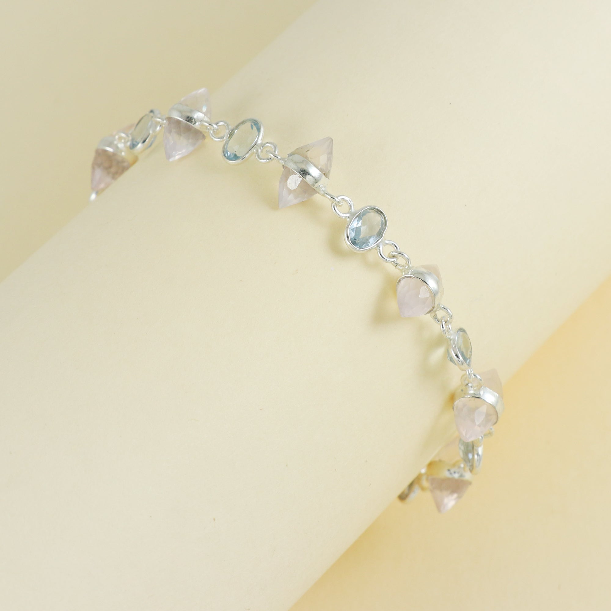 Natural Sterling Silver 925 Bracelet.
