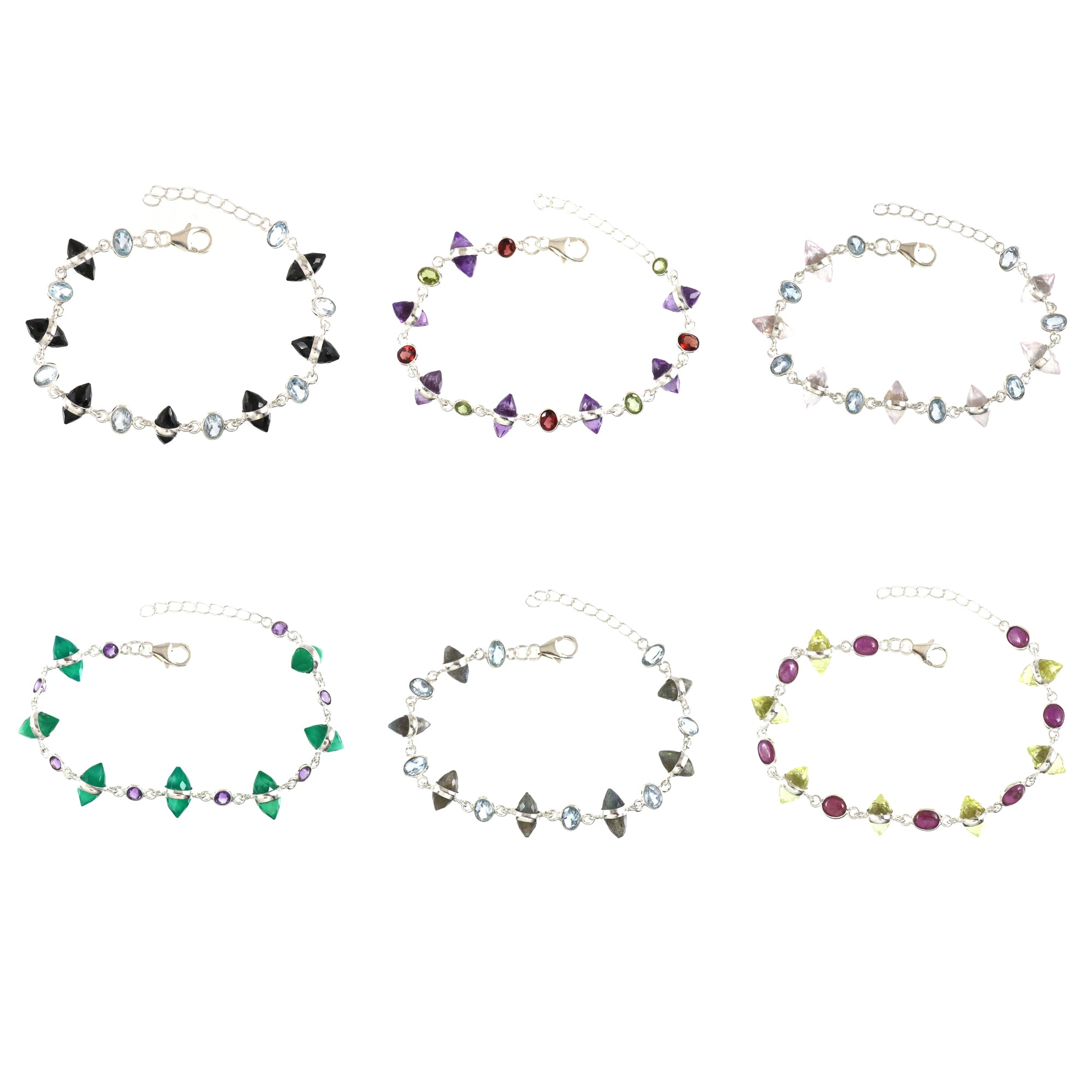 Natural Sterling Silver 925 Bracelet.