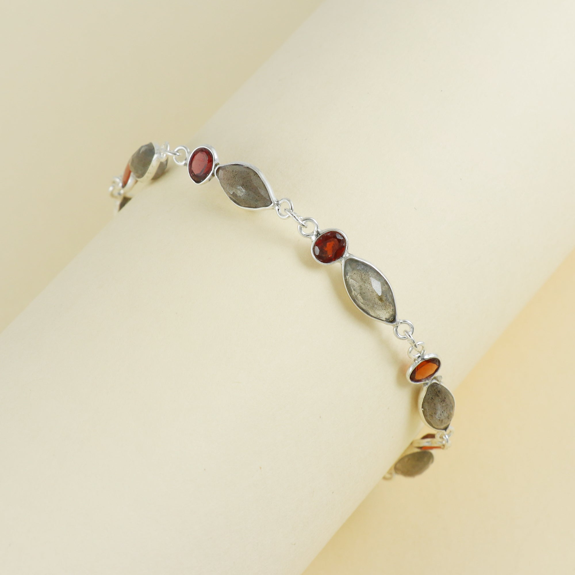 Natural Sterling Silver 925 Bracelet.