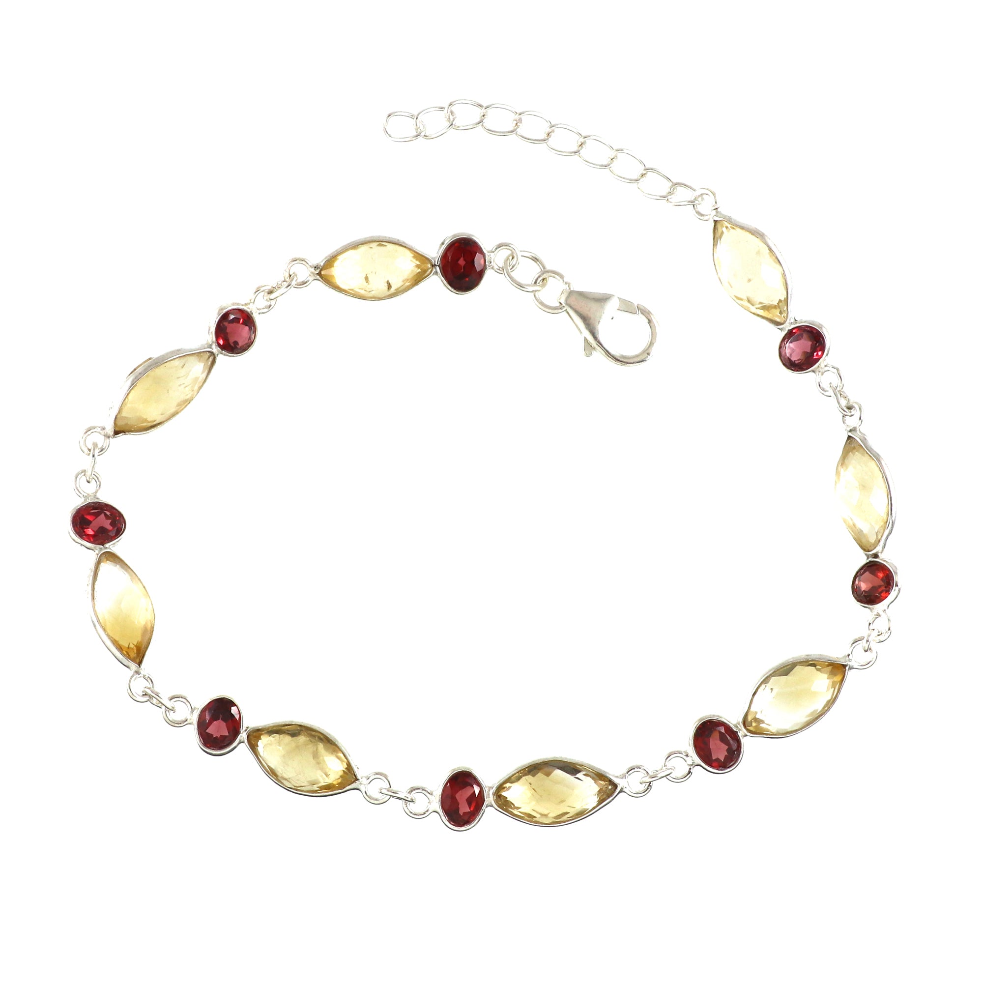 Natural Sterling Silver 925 Bracelet.