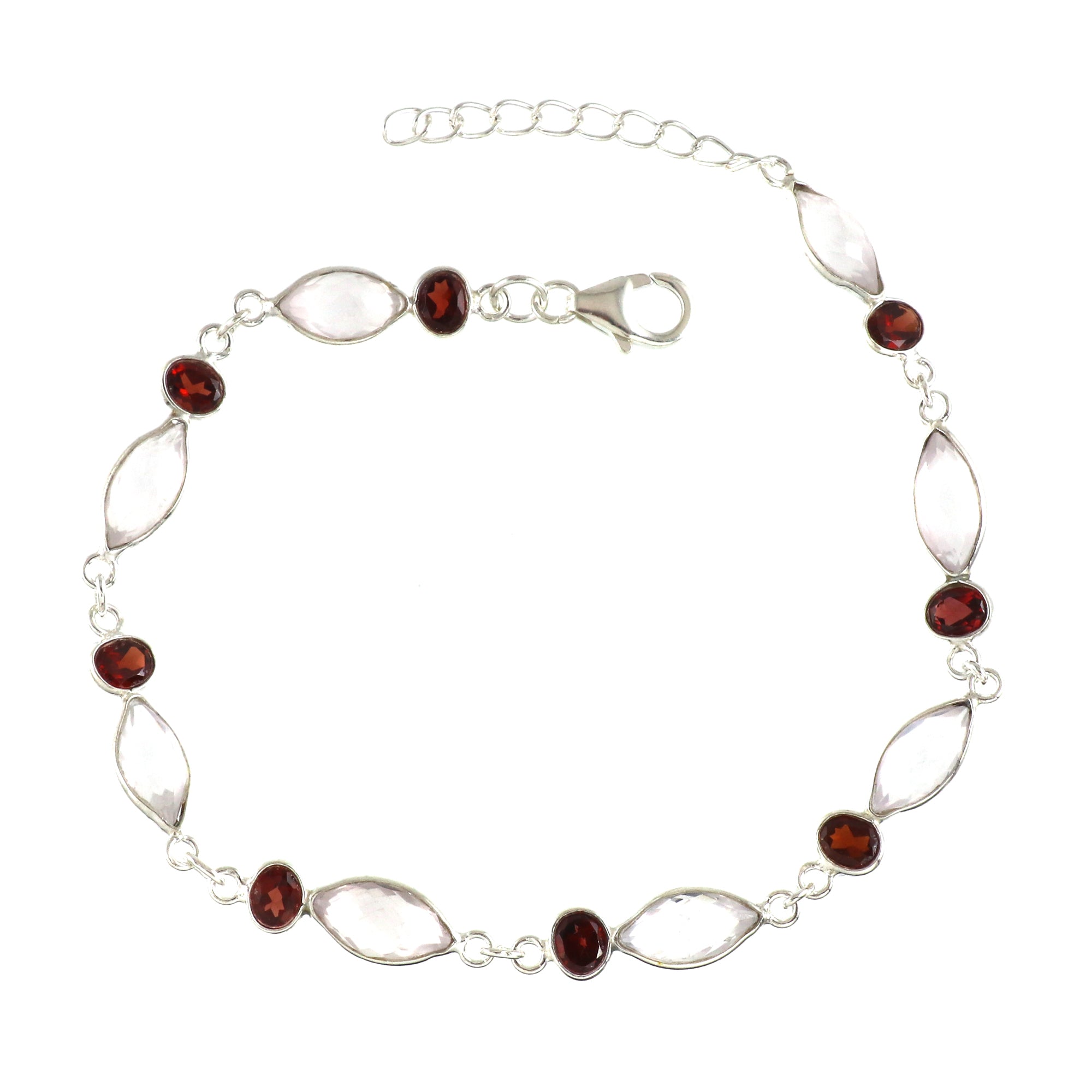 Natural Sterling Silver 925 Bracelet.