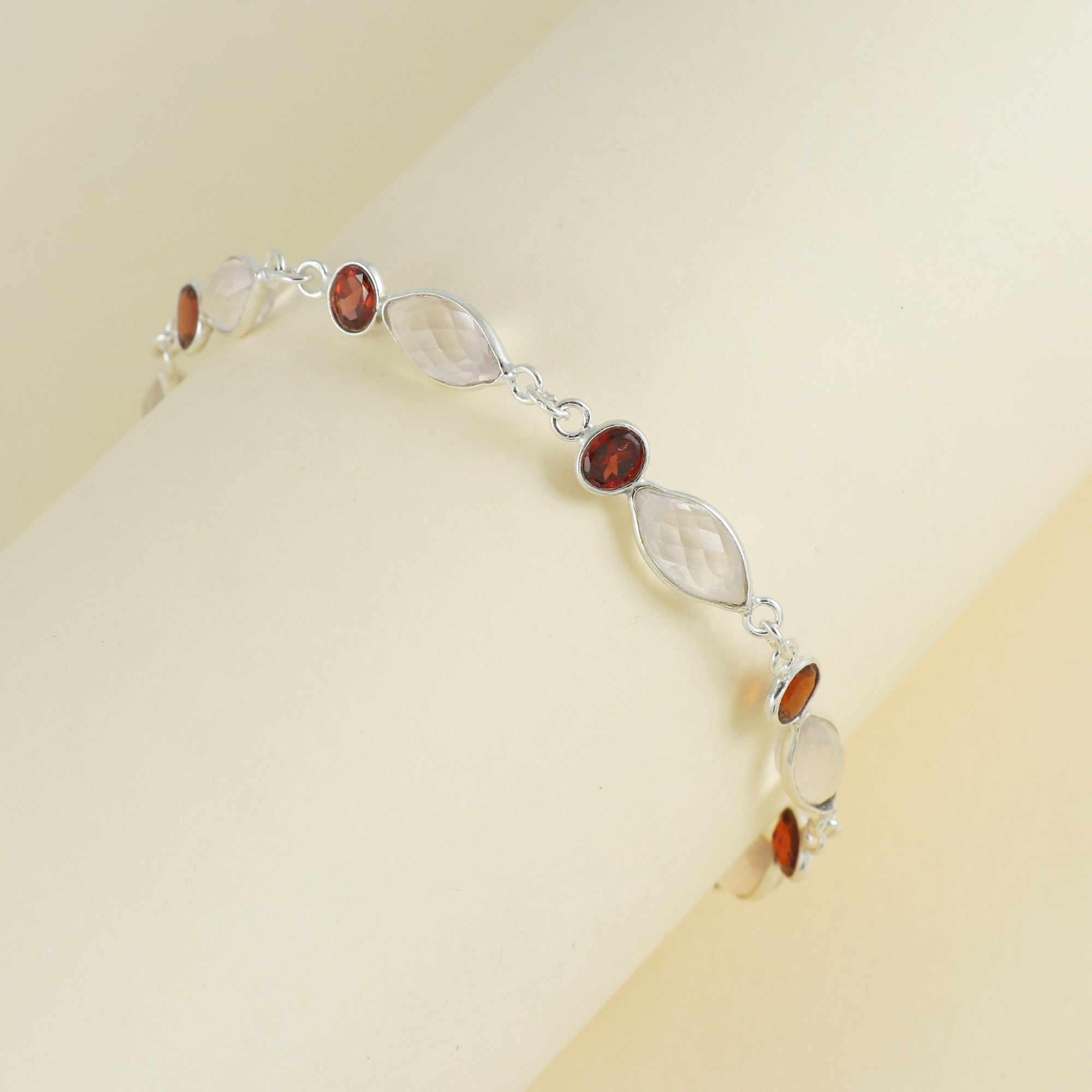 Natural Sterling Silver 925 Bracelet.