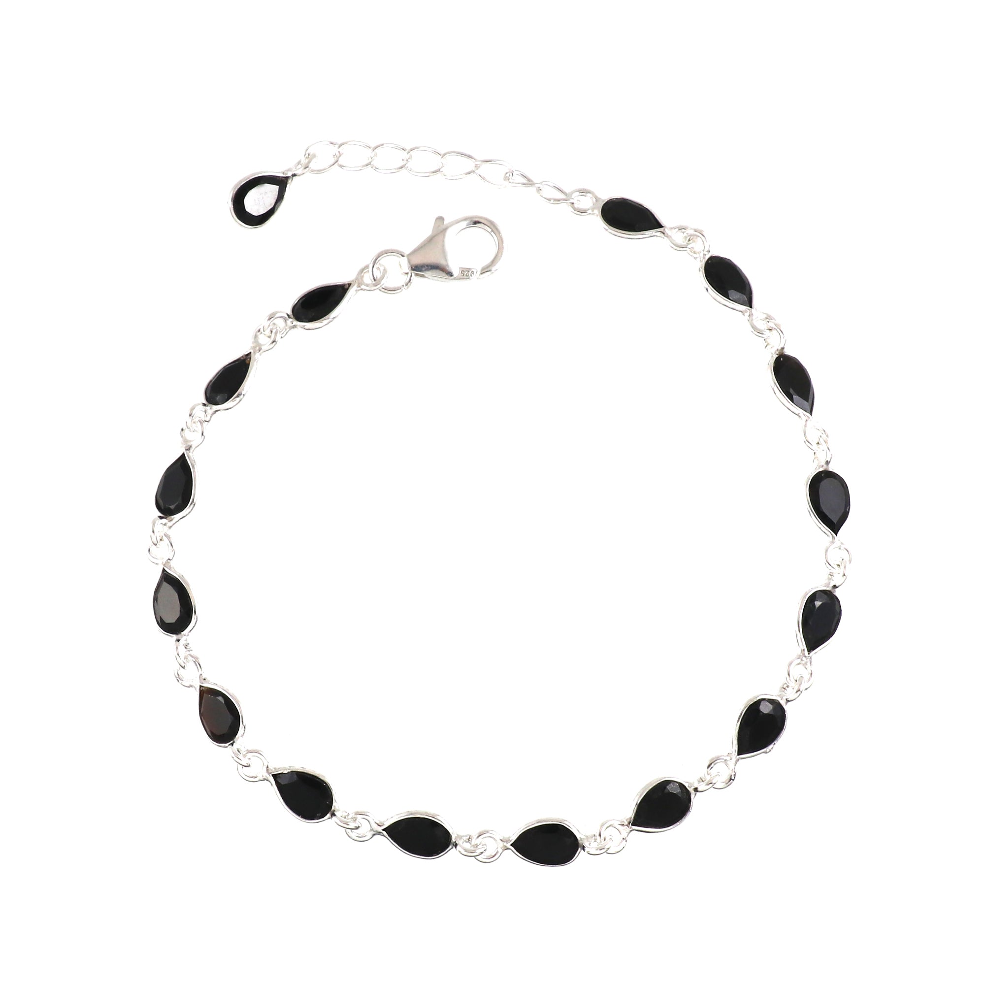 Natural Sterling Silver 925 Bracelet.
