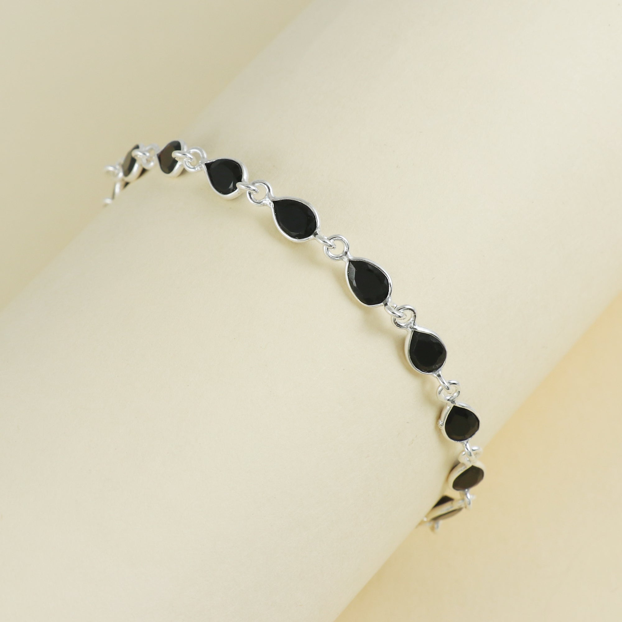Natural Sterling Silver 925 Bracelet.