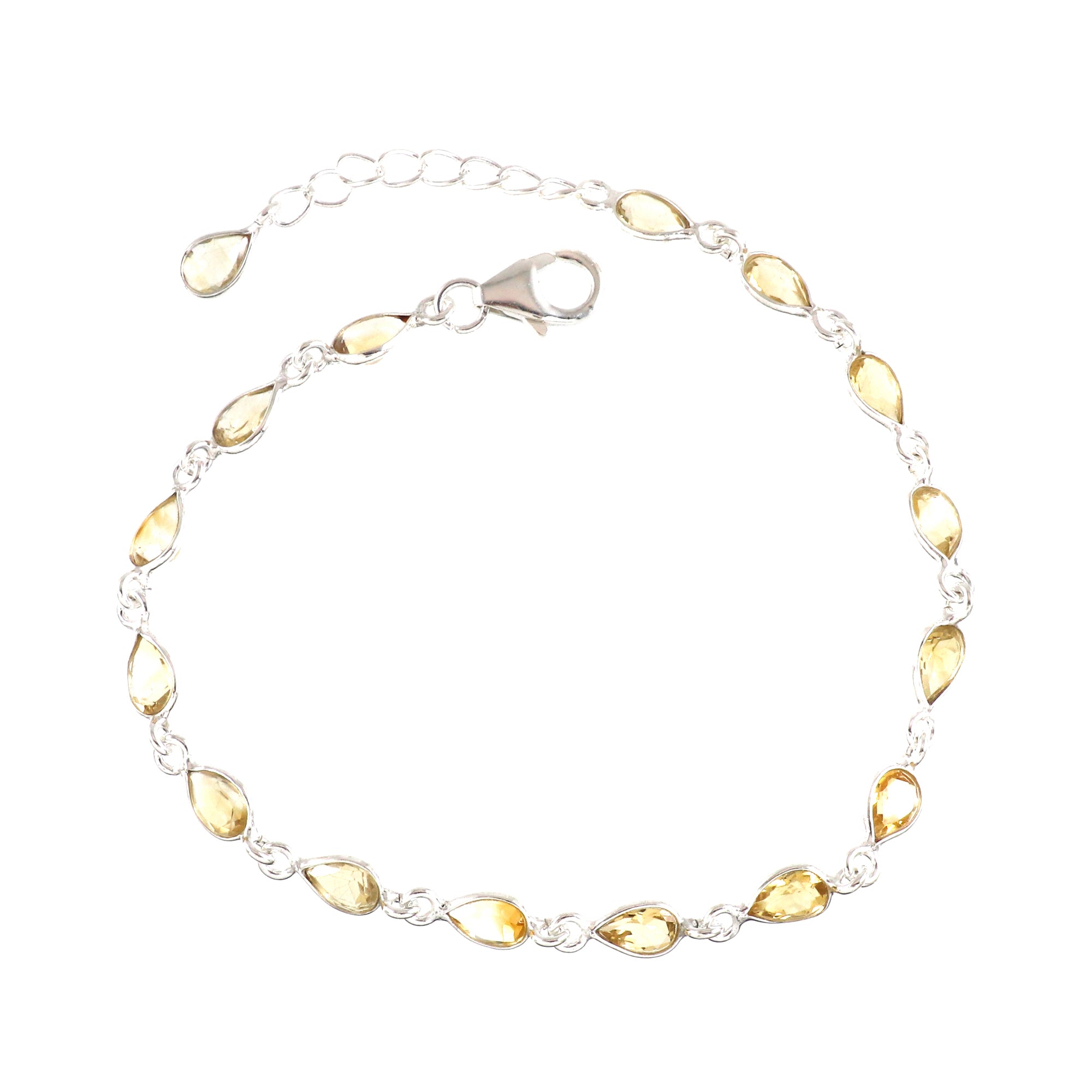 Natural Sterling Silver 925 Bracelet.