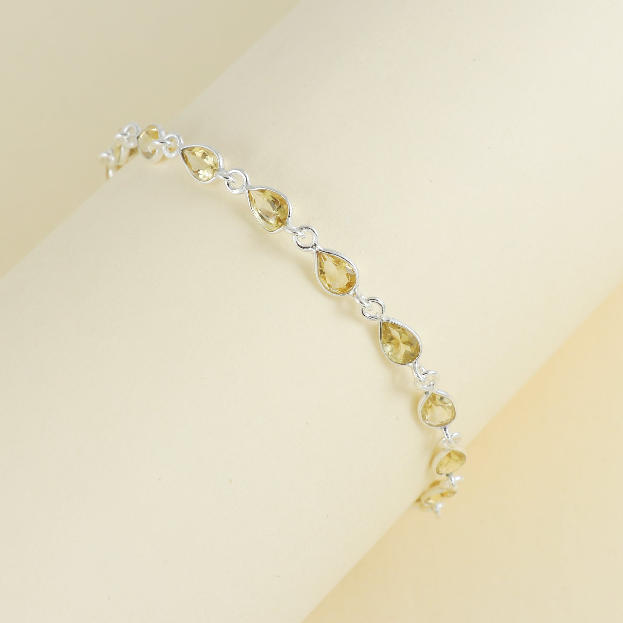 Natural Sterling Silver 925 Bracelet.