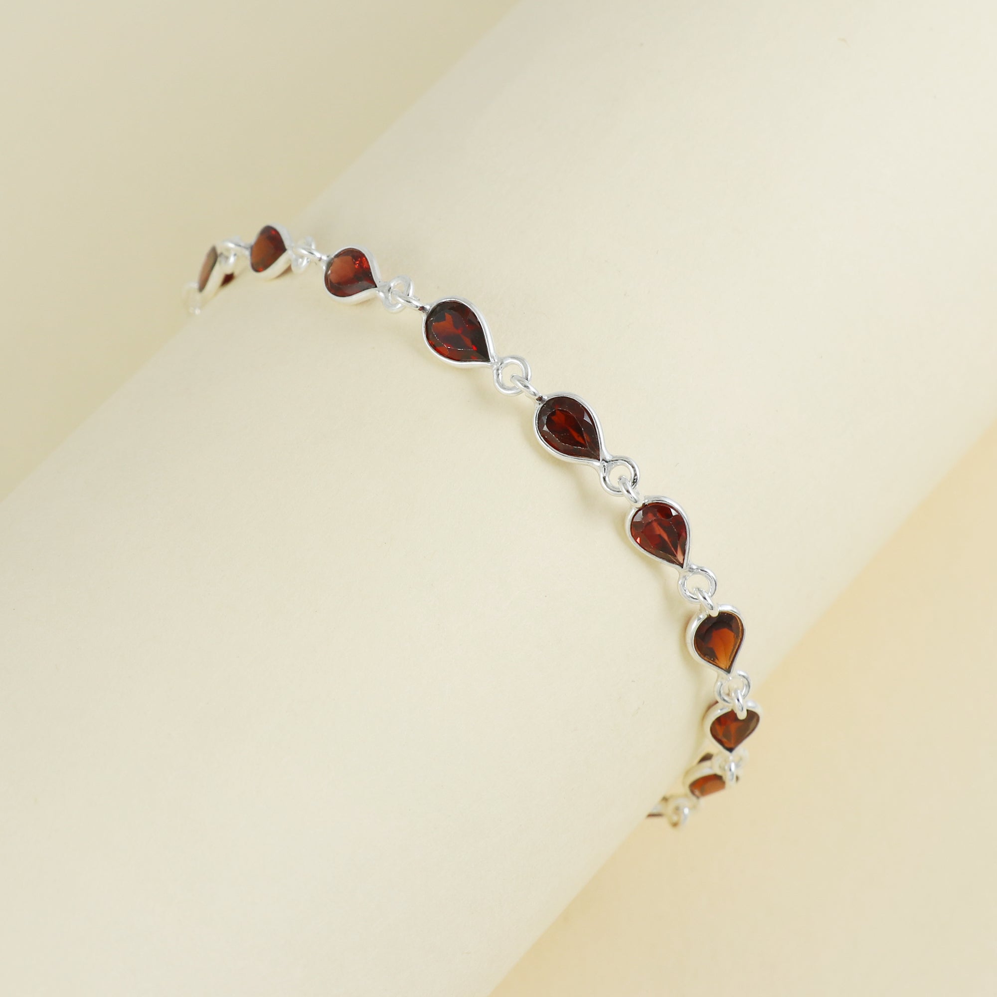 Natural Sterling Silver 925 Bracelet.