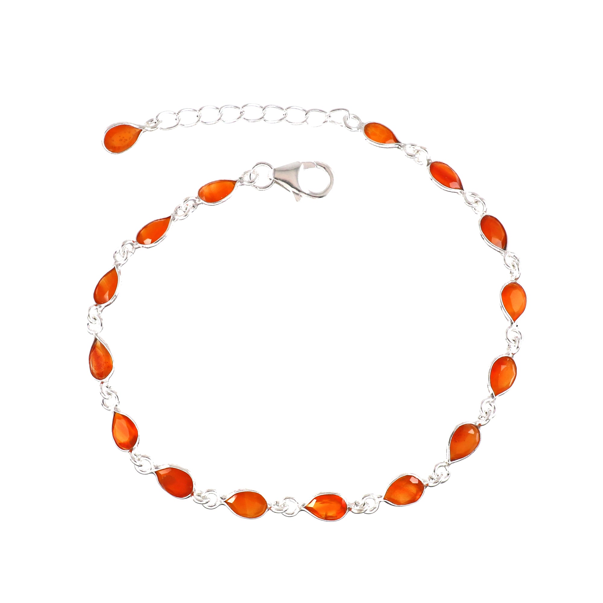 Natural Sterling Silver 925 Bracelet.