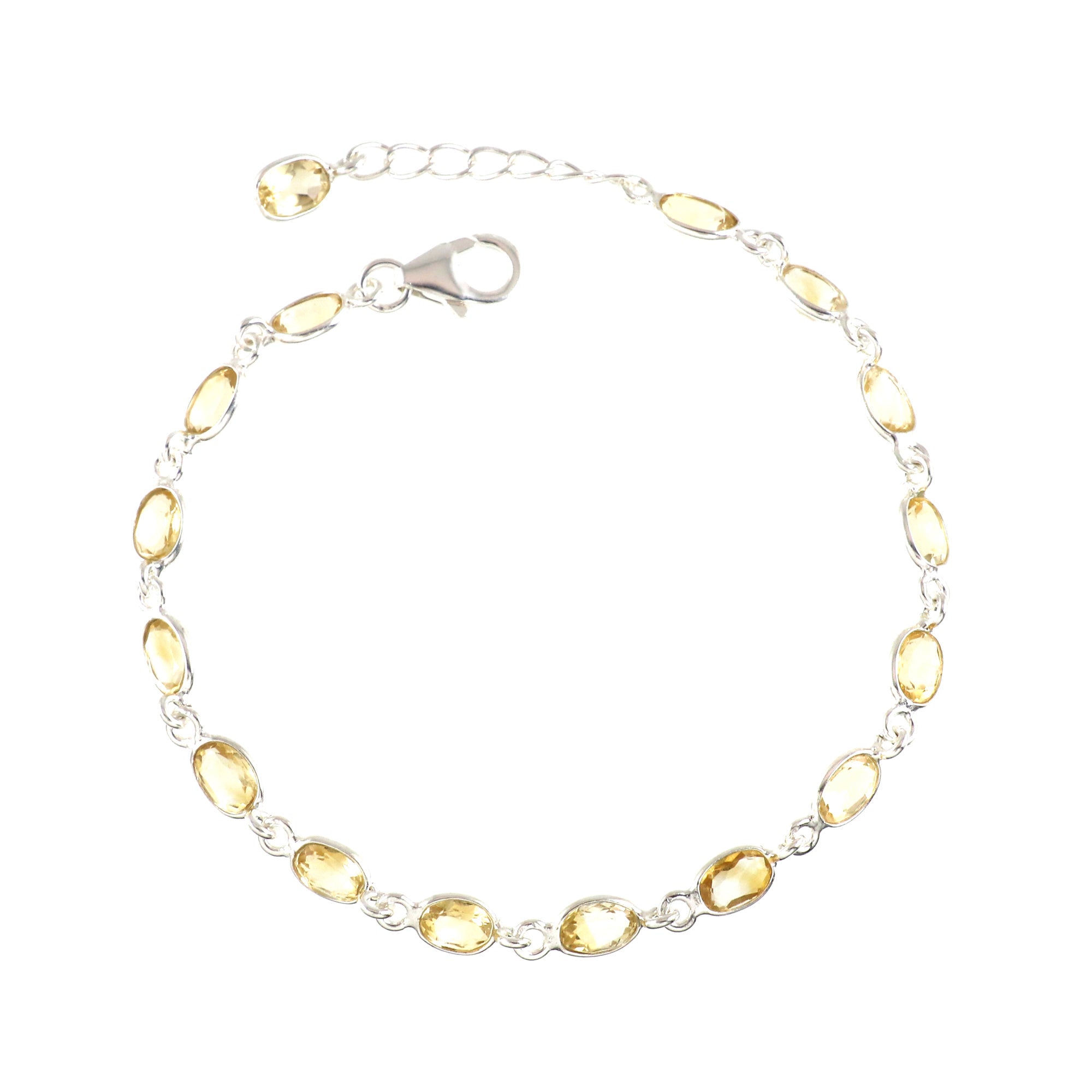 Natural Sterling Silver 925 Bracelet.