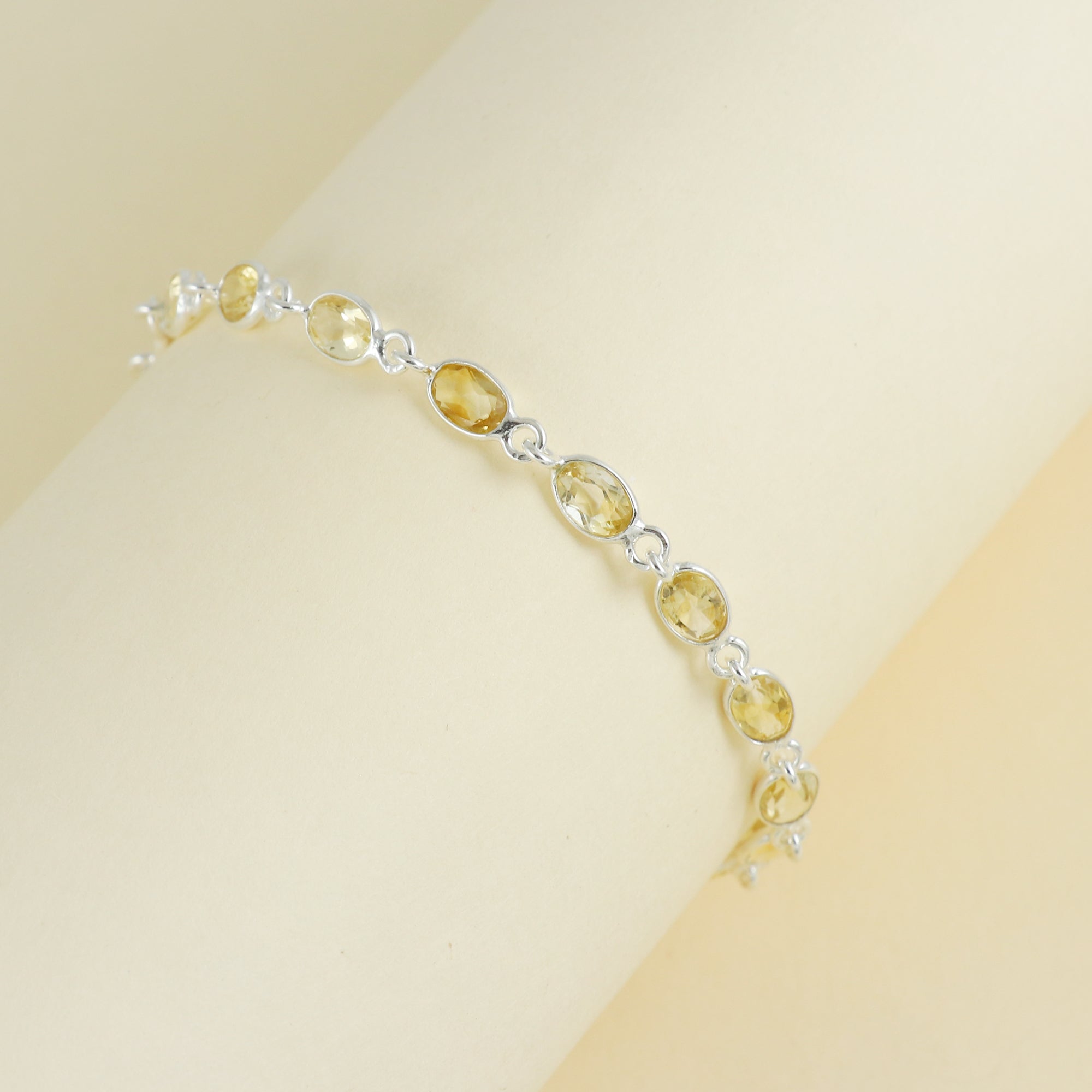 Natural Sterling Silver 925 Bracelet.