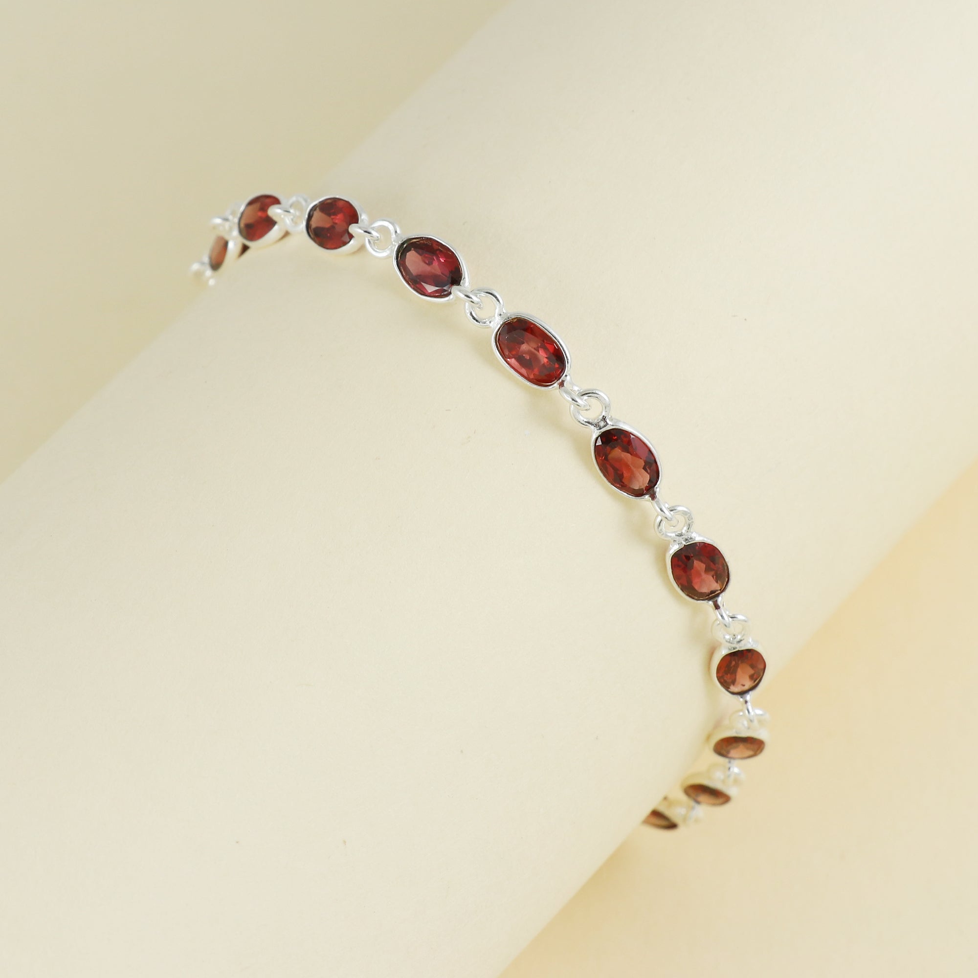 Natural Sterling Silver 925 Bracelet.