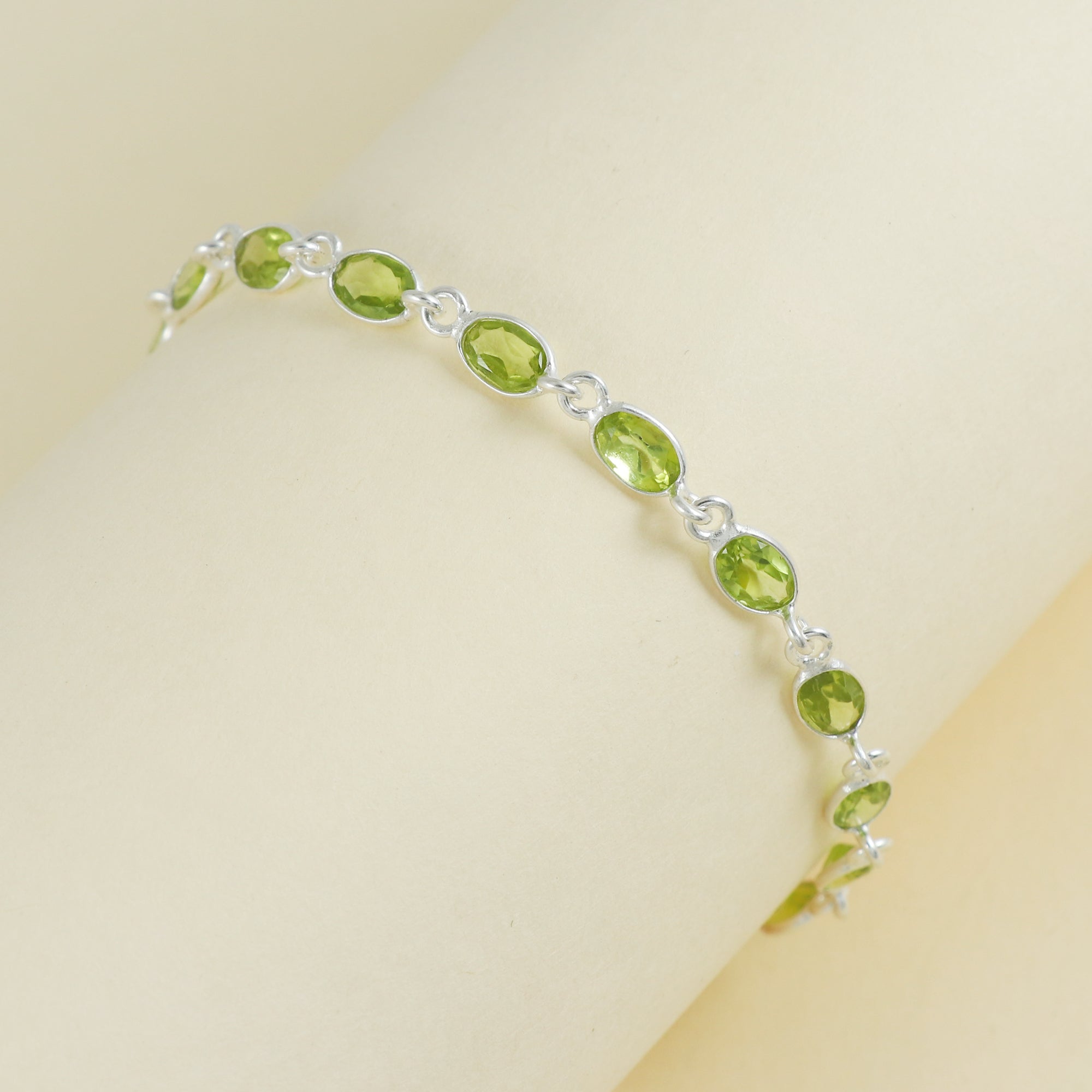 Natural Sterling Silver 925 Bracelet.