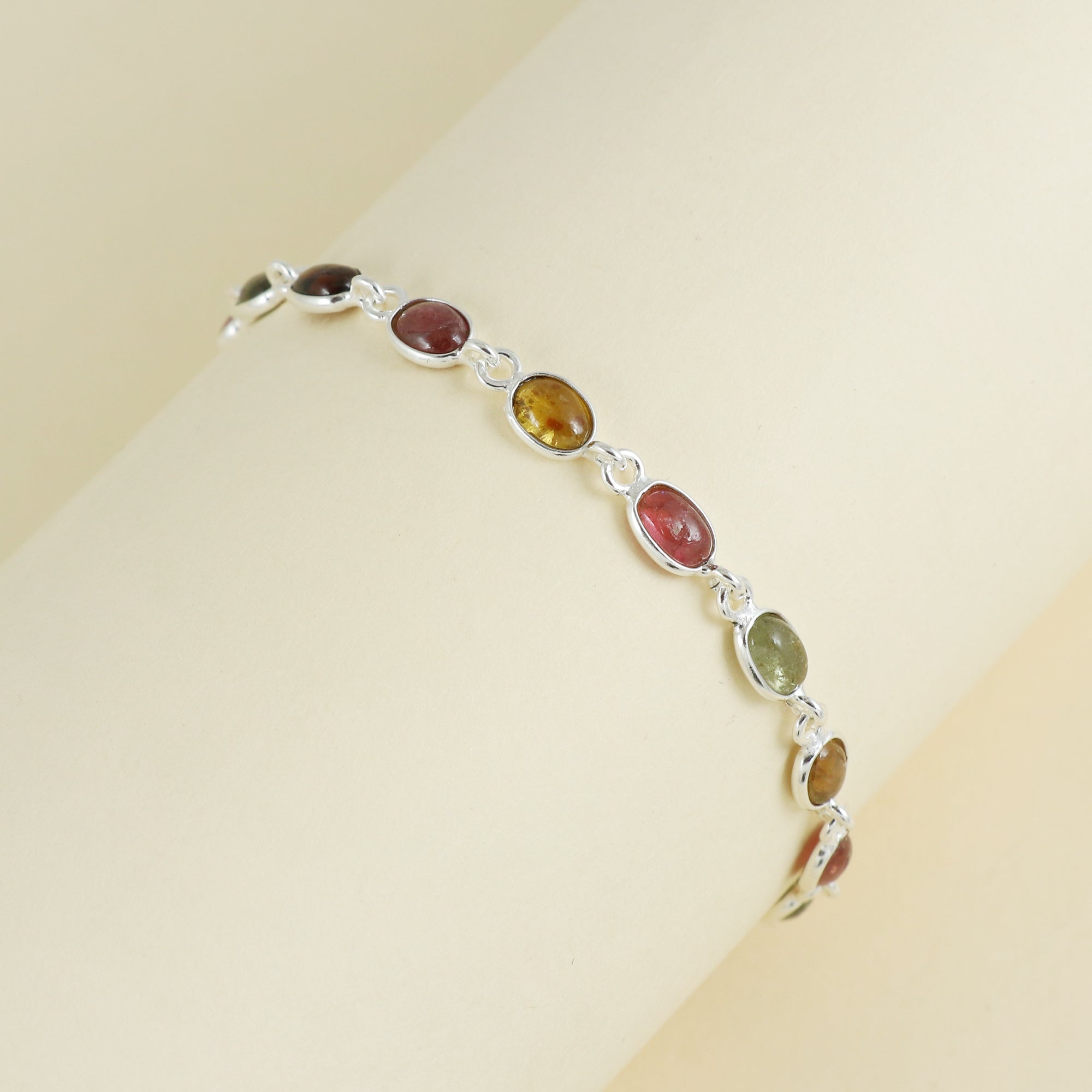 Natural Sterling Silver 925 Bracelet.