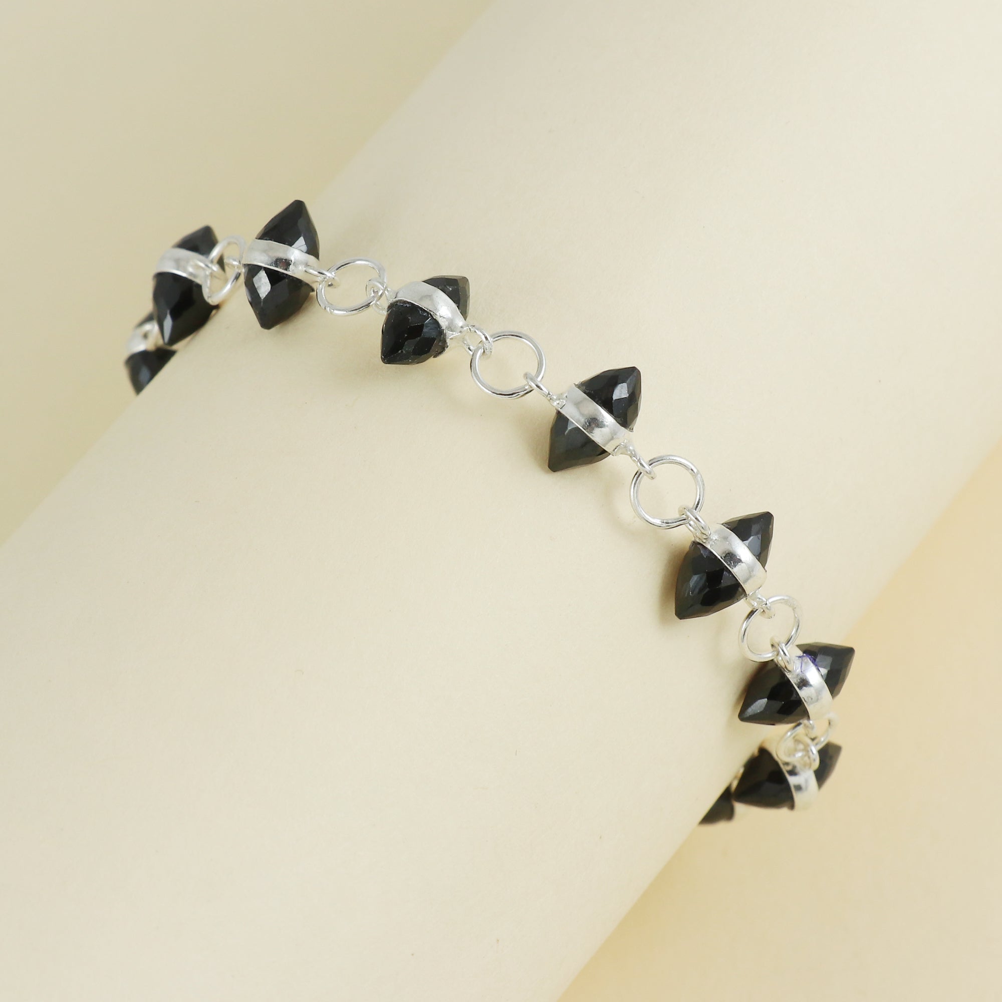 Natural Sterling Silver 925 Bracelet.
