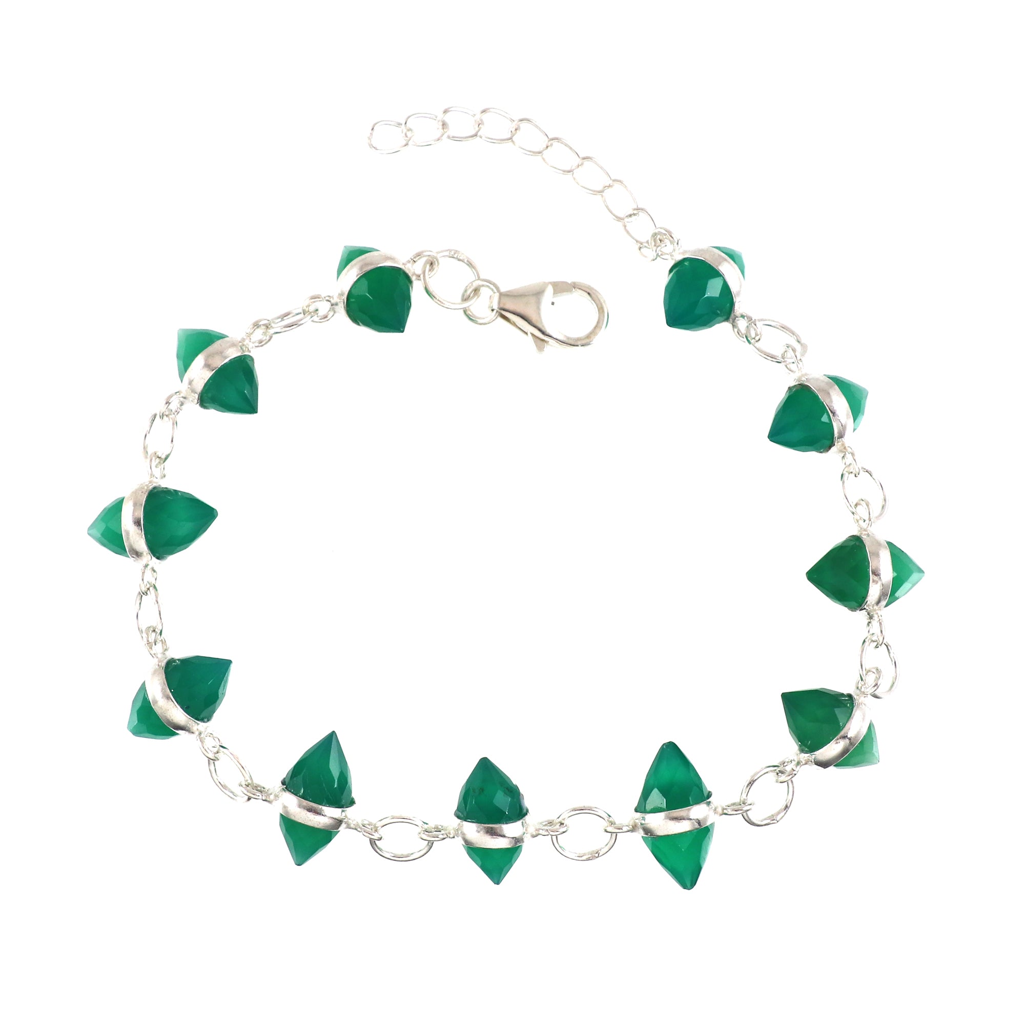 Natural Sterling Silver 925 Bracelet.