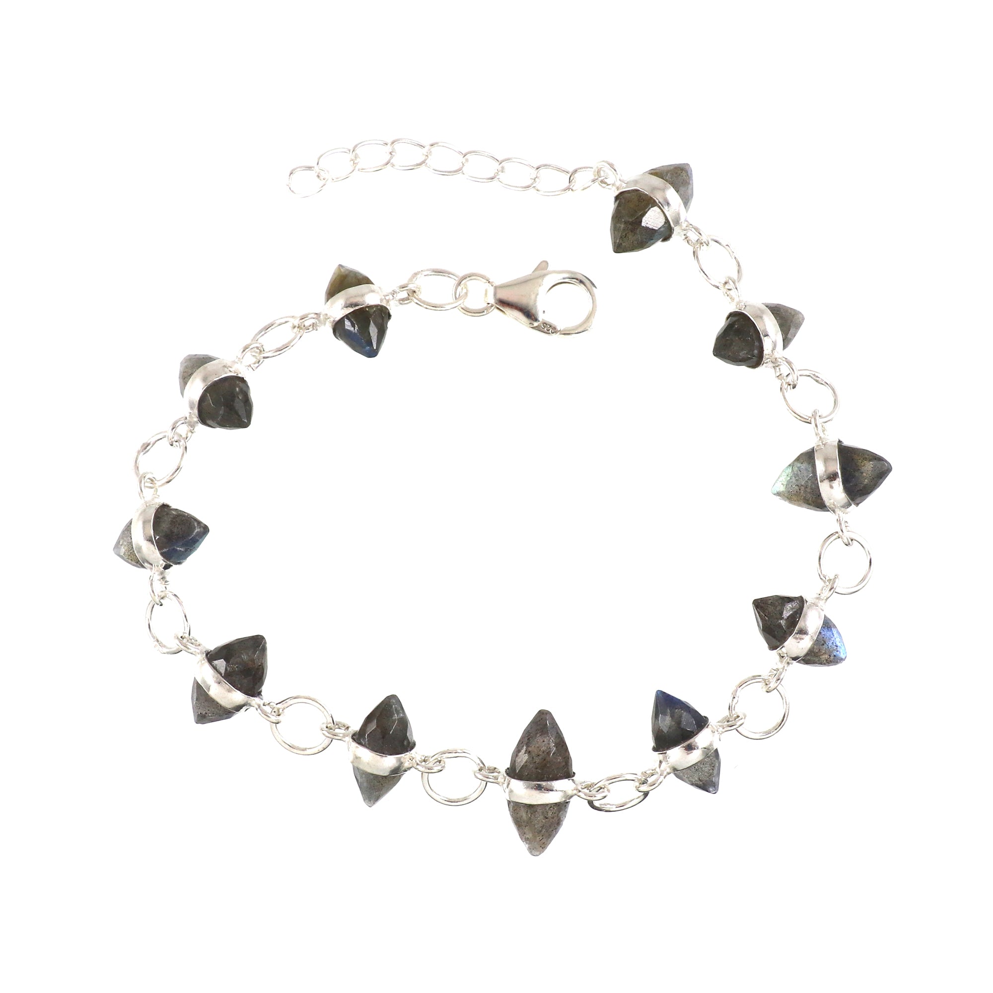 Natural Sterling Silver 925 Bracelet.