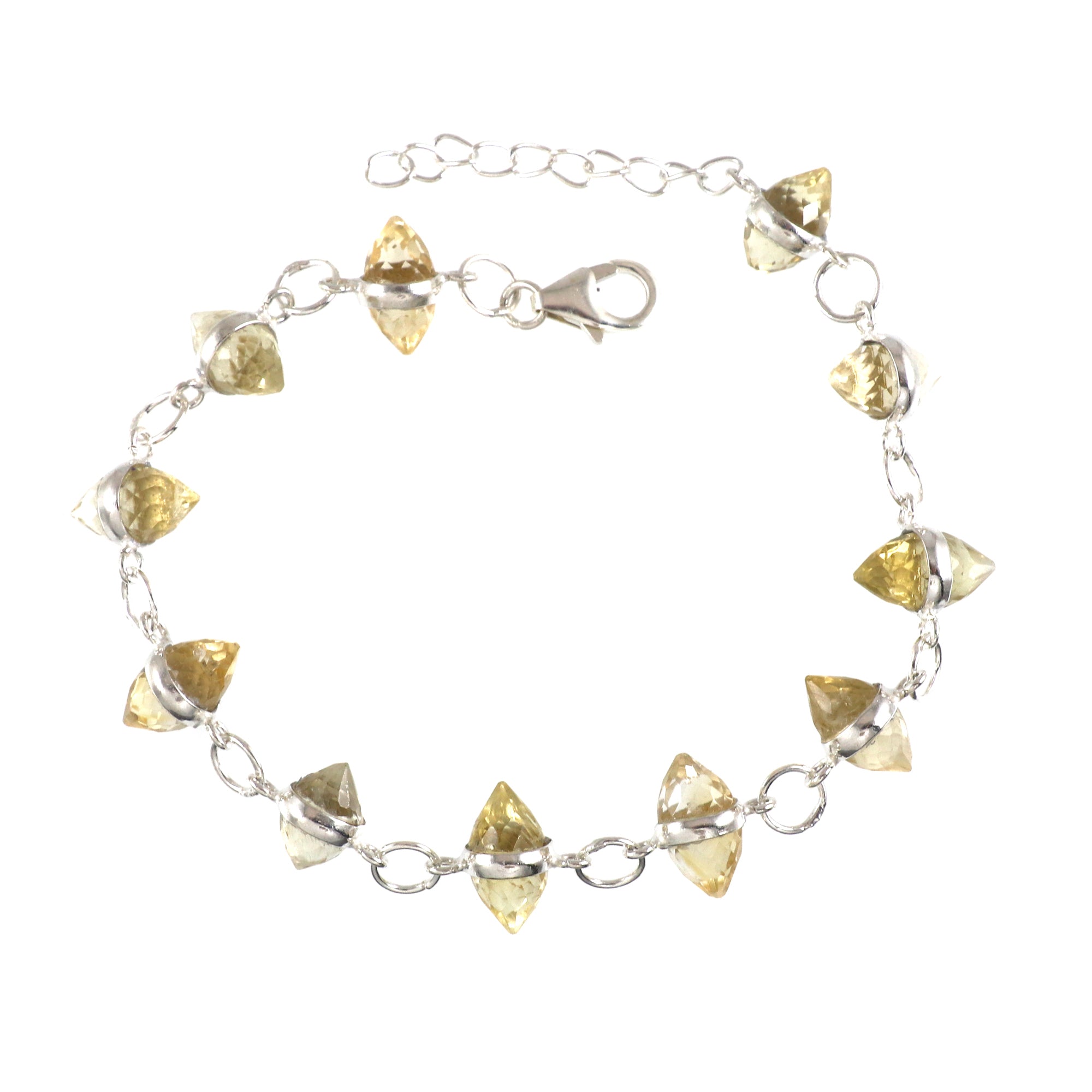 Natural Sterling Silver 925 Bracelet.