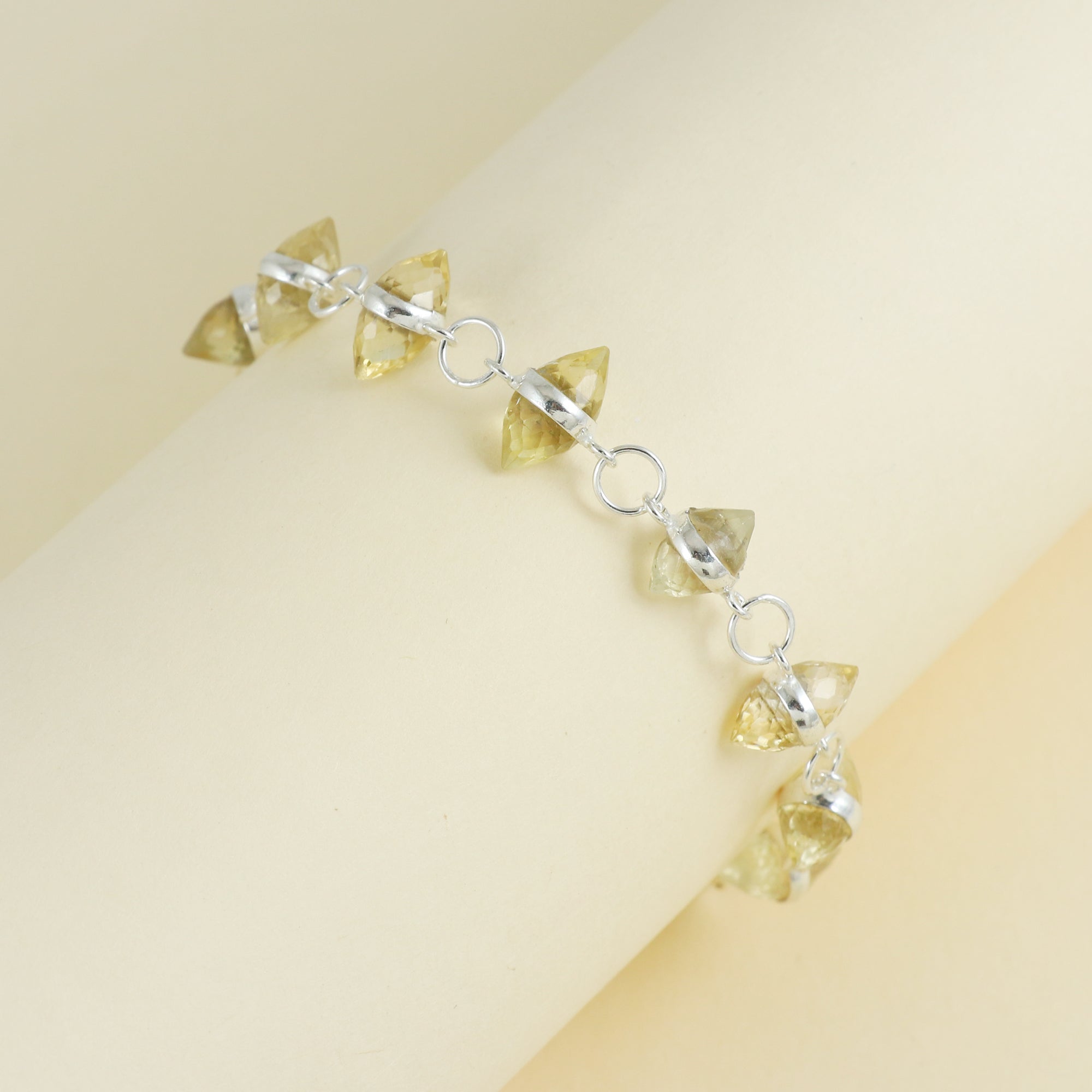 Natural Sterling Silver 925 Bracelet.
