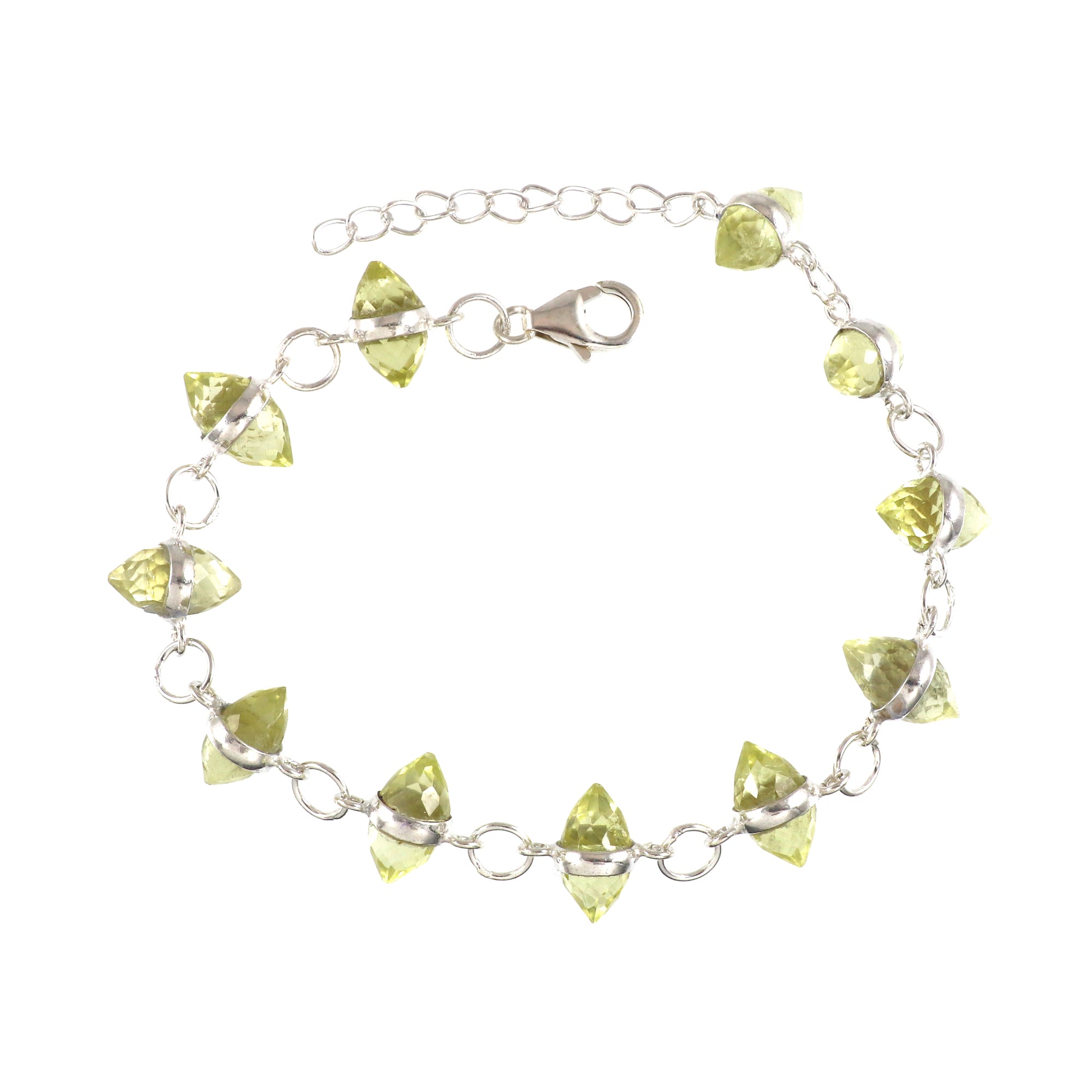 Natural Sterling Silver 925 Bracelet.
