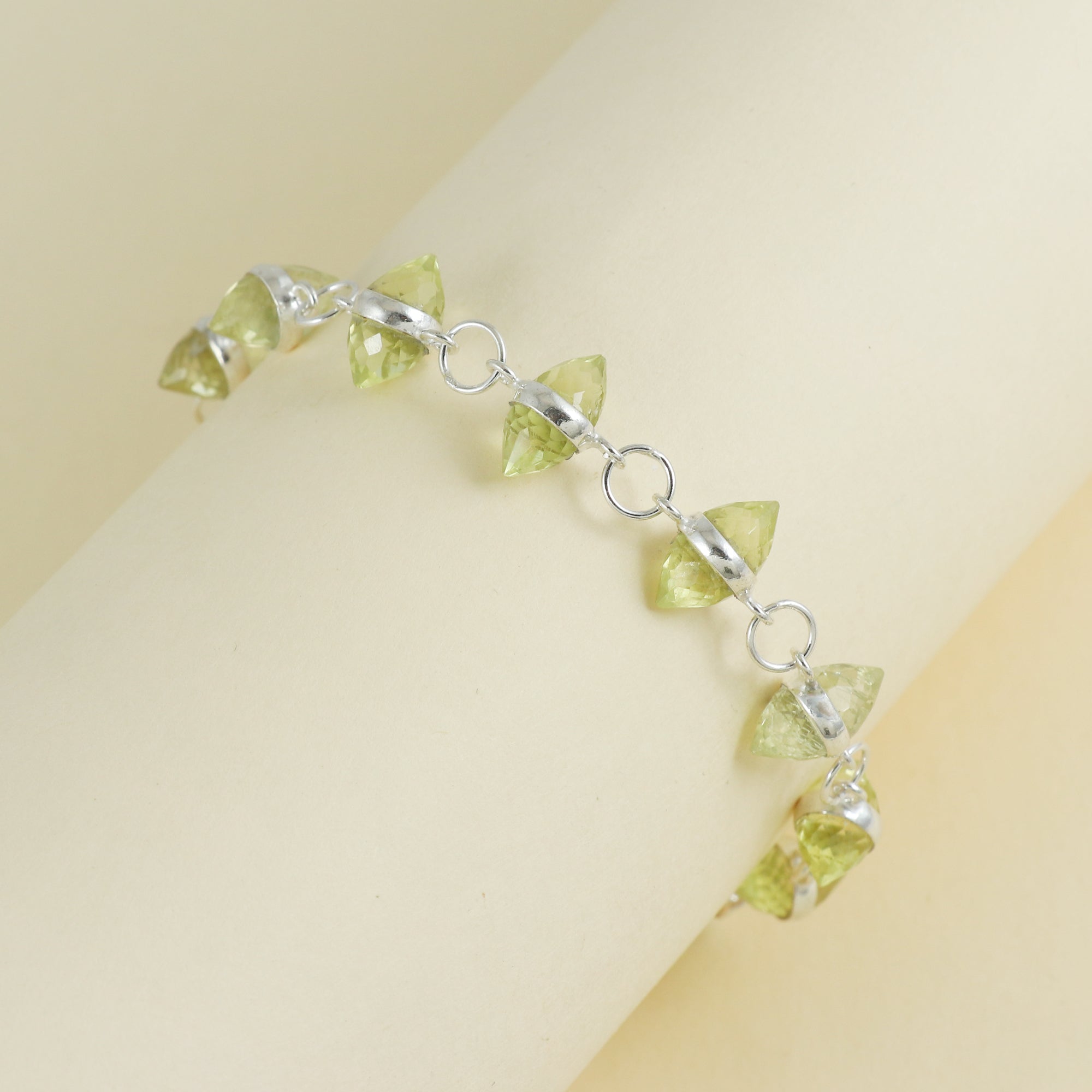 Natural Sterling Silver 925 Bracelet.