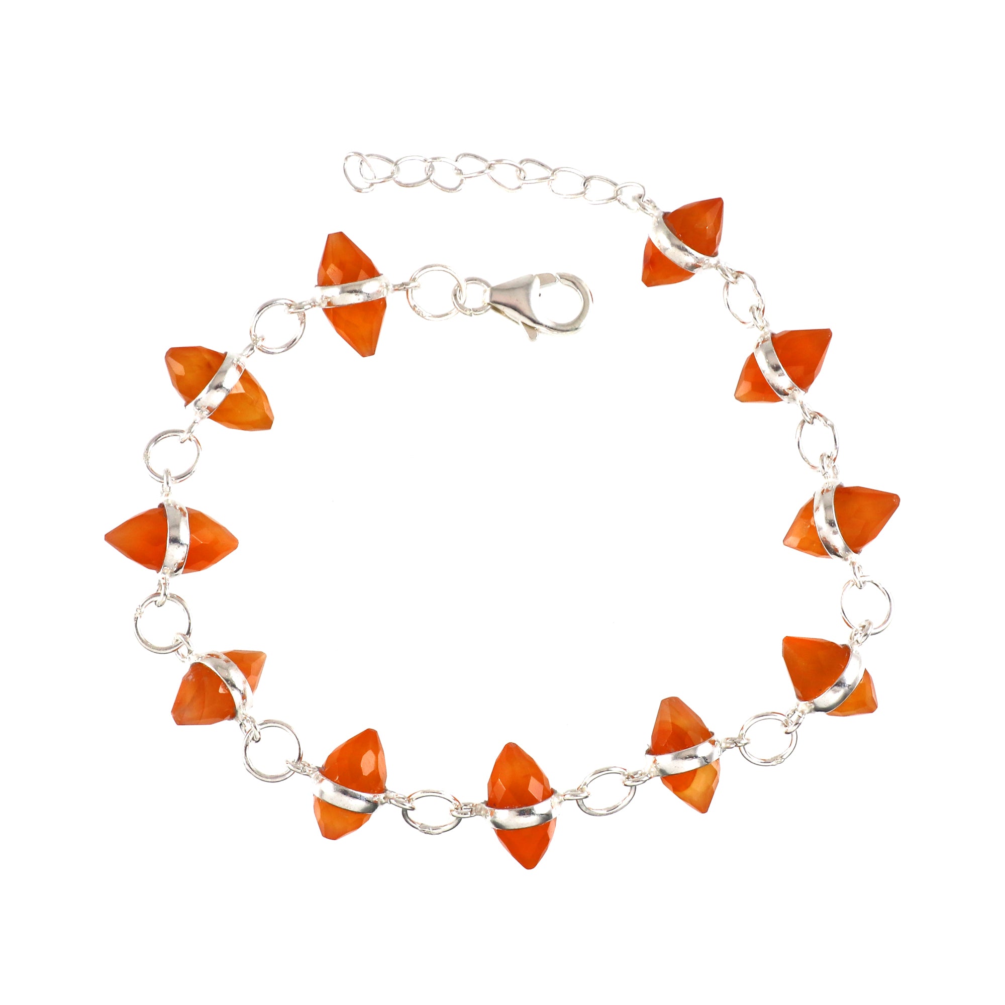 Natural Sterling Silver 925 Bracelet.