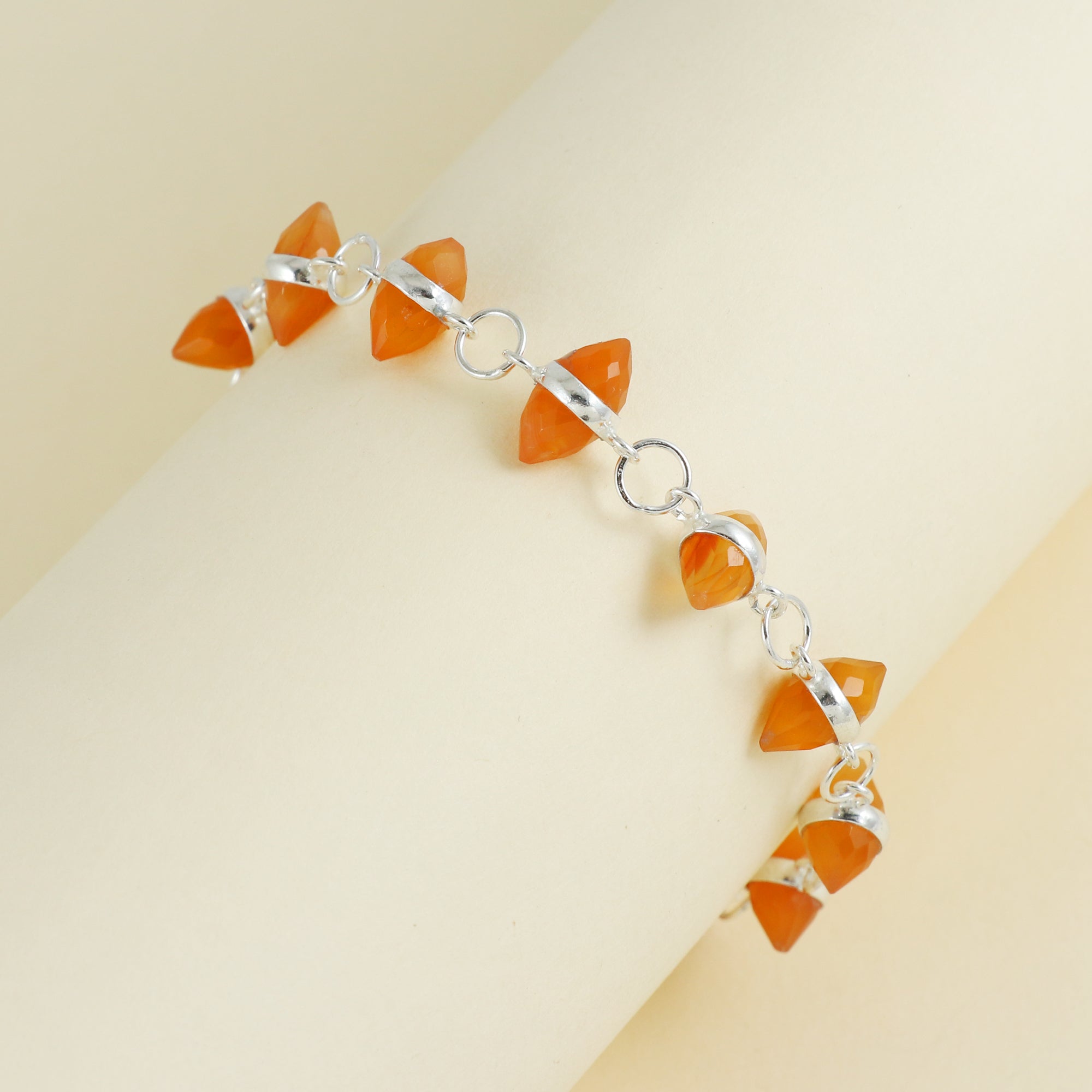 Natural Sterling Silver 925 Bracelet.