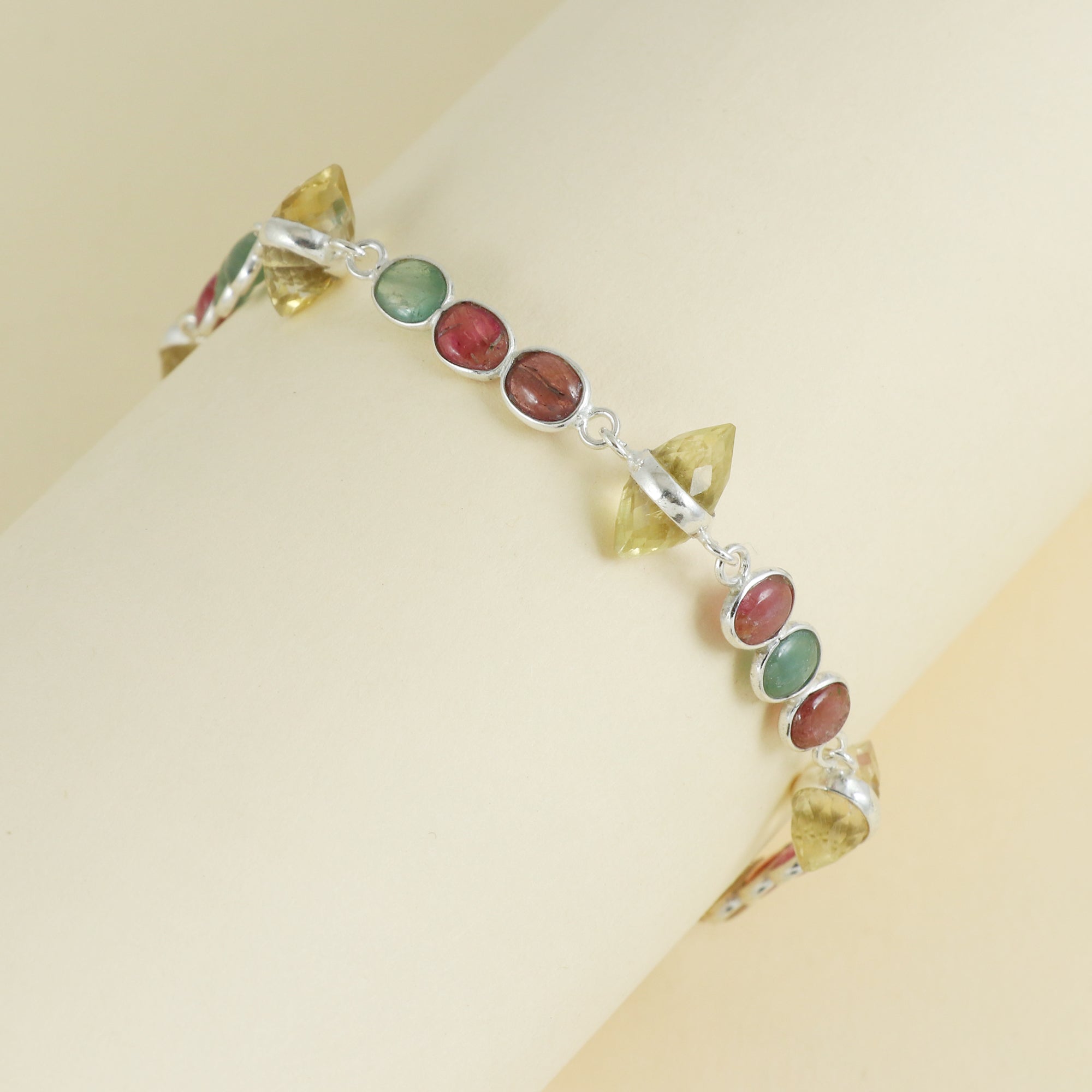Natural Sterling Silver 925 Bracelet