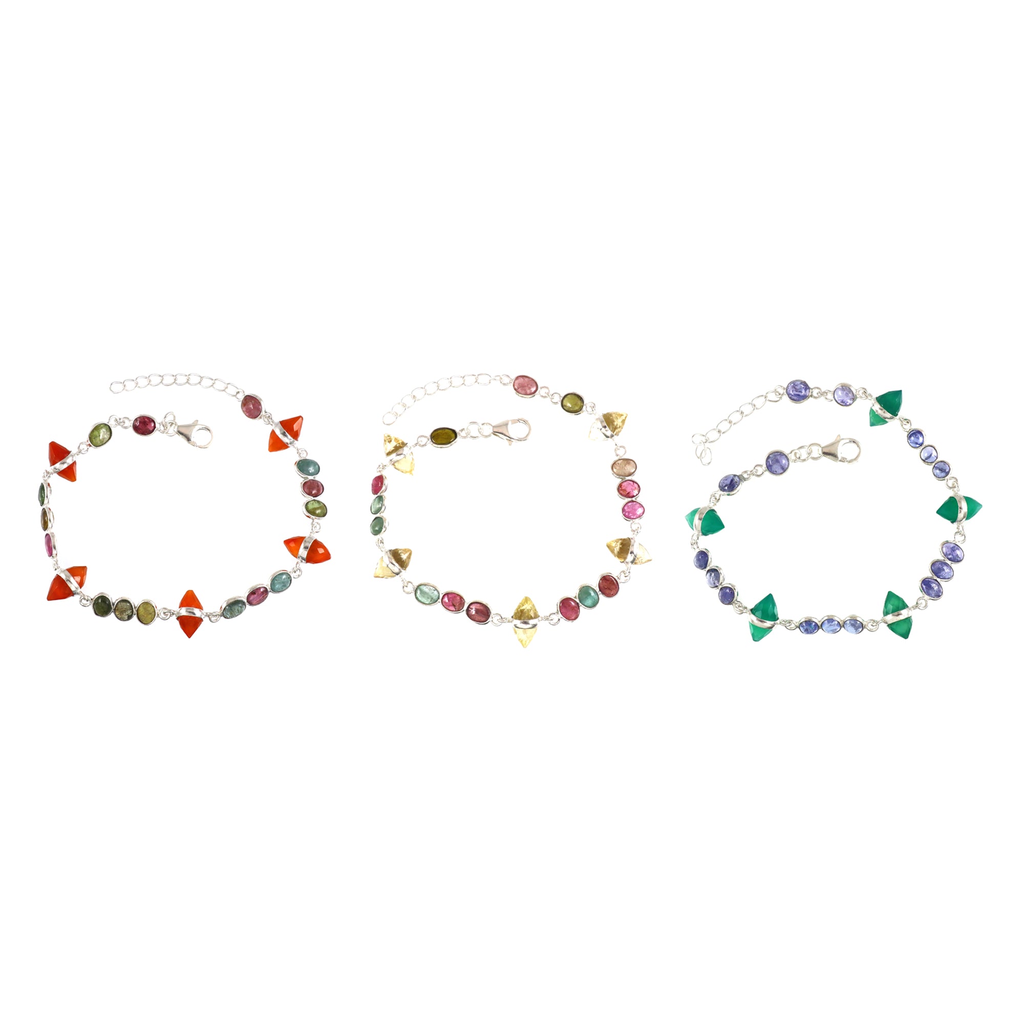 Natural Sterling Silver 925 Bracelet