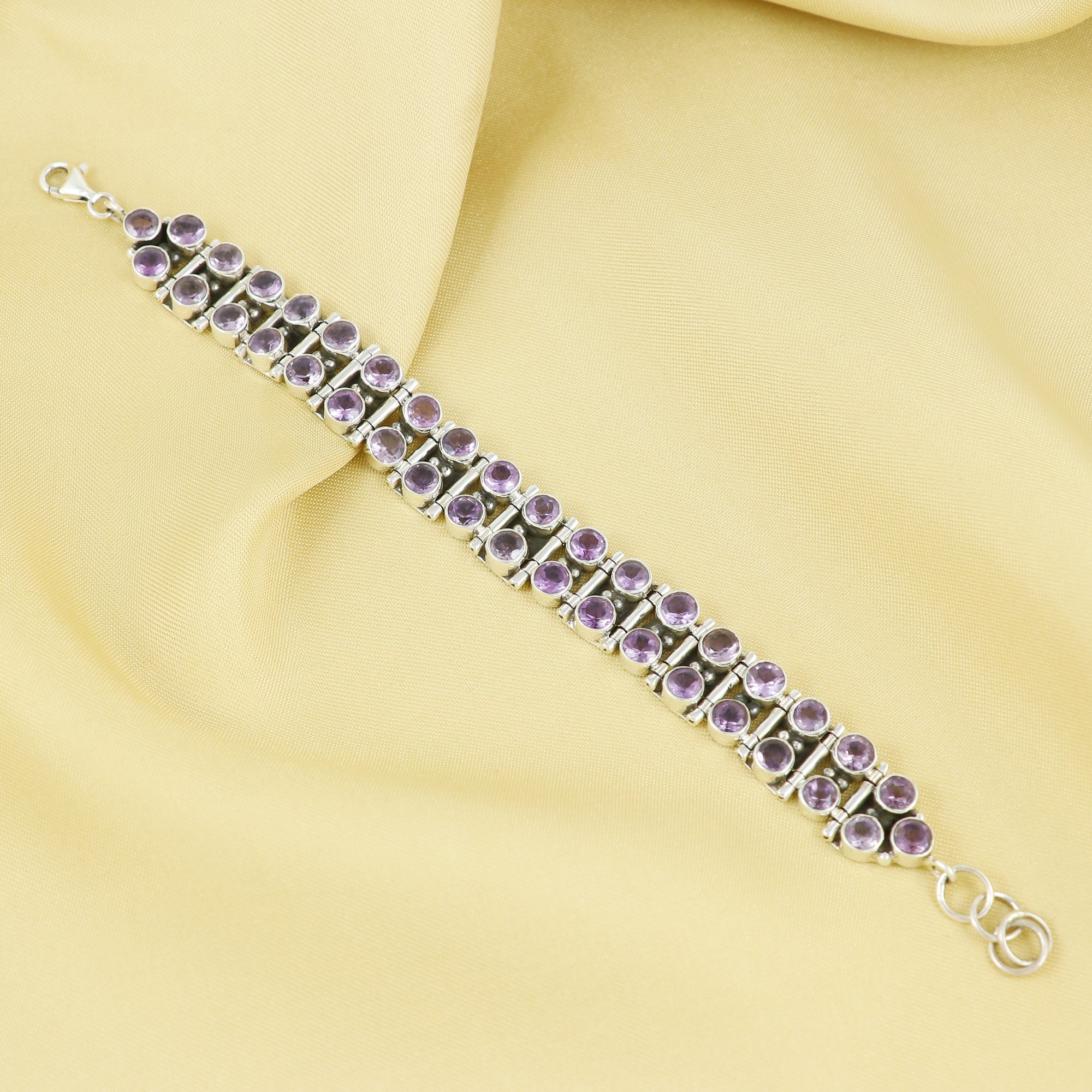 Natural Sterling Silver 925 Bracelet