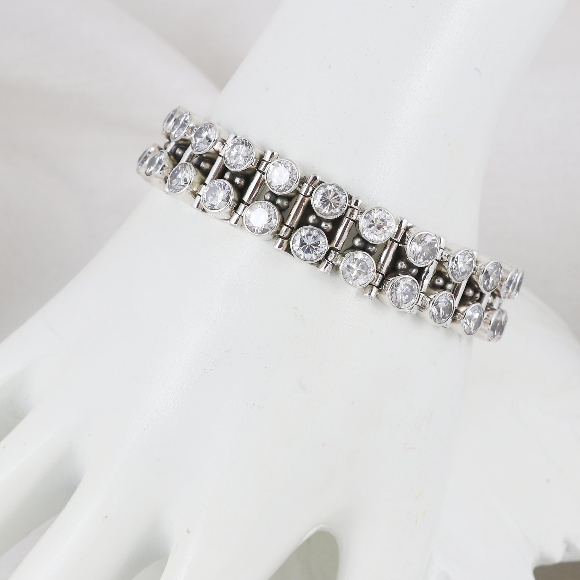 Natural Sterling Silver 925 Bracelet