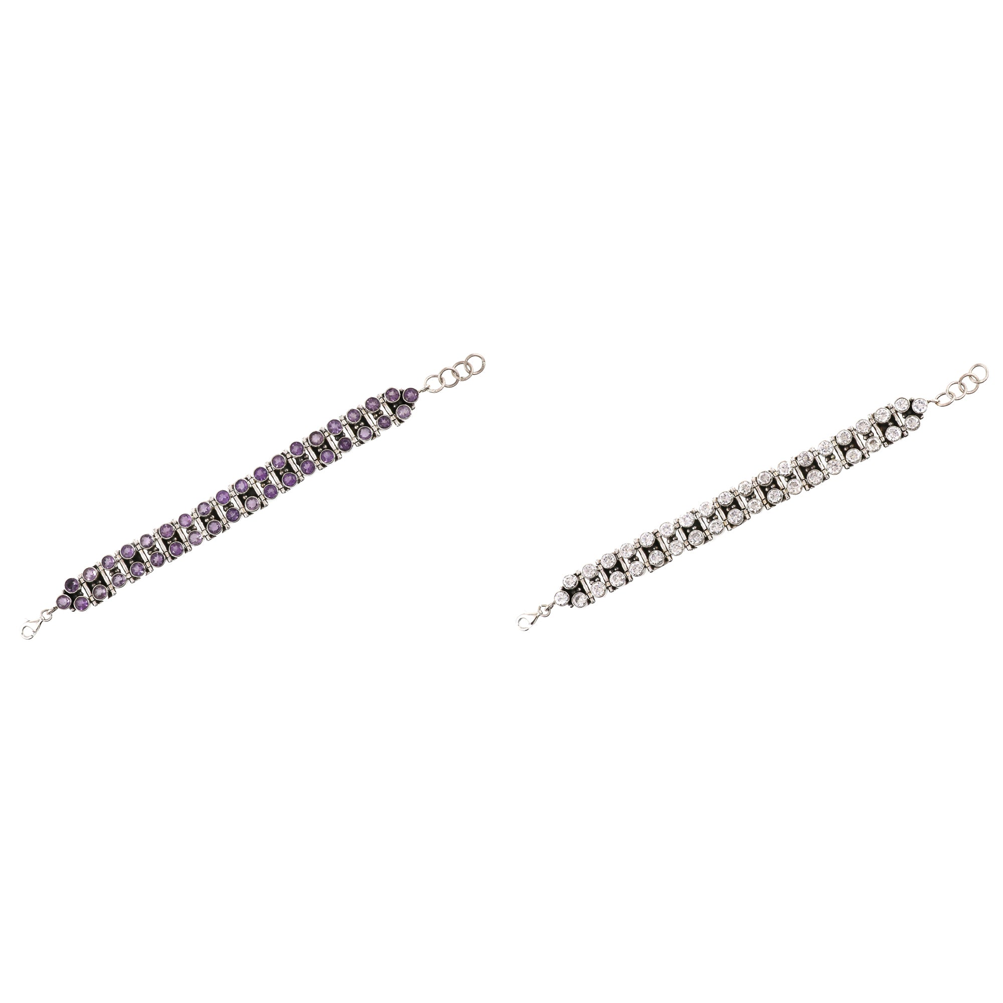 Natural Sterling Silver 925 Bracelet