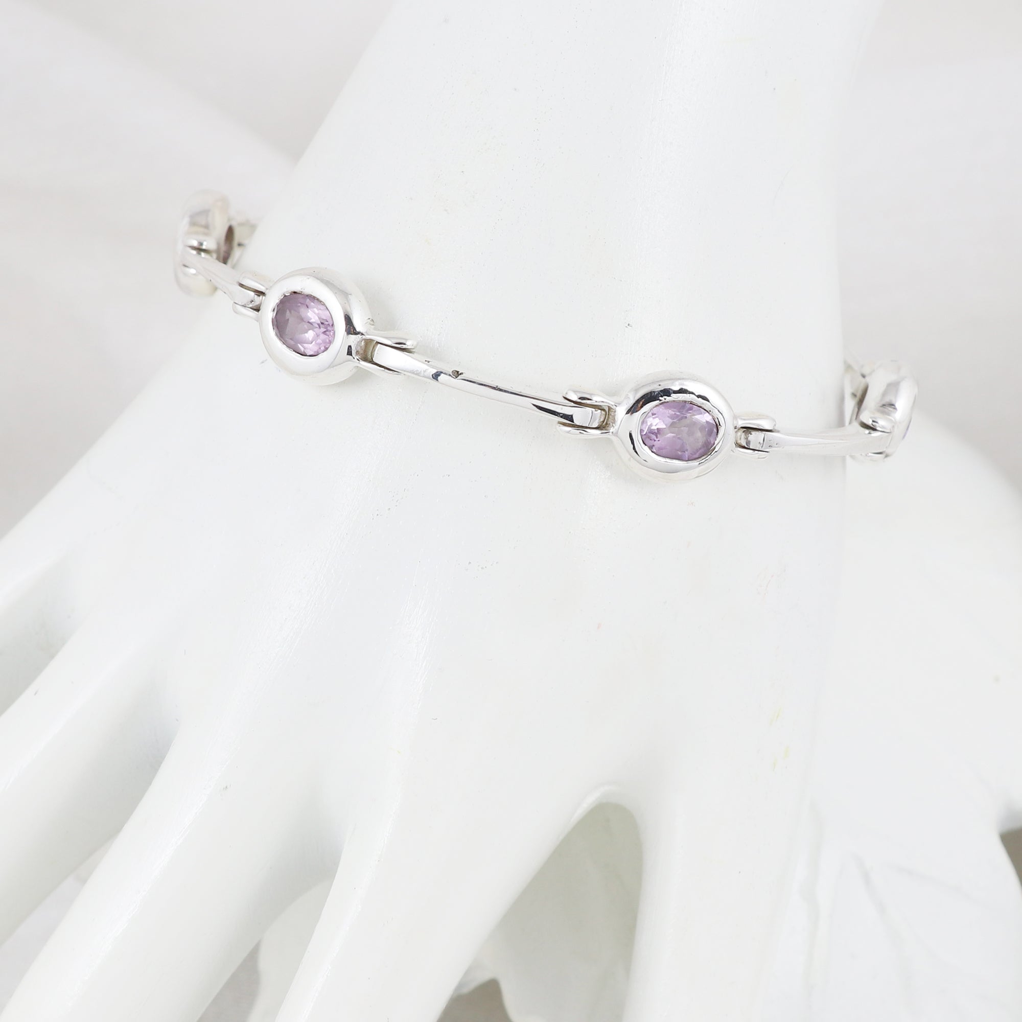 Natural Sterling Silver 925 Bracelet