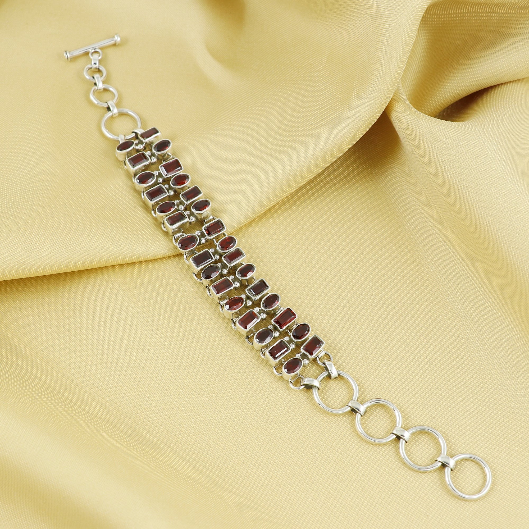 Natural Sterling Silver 925 Bracelet