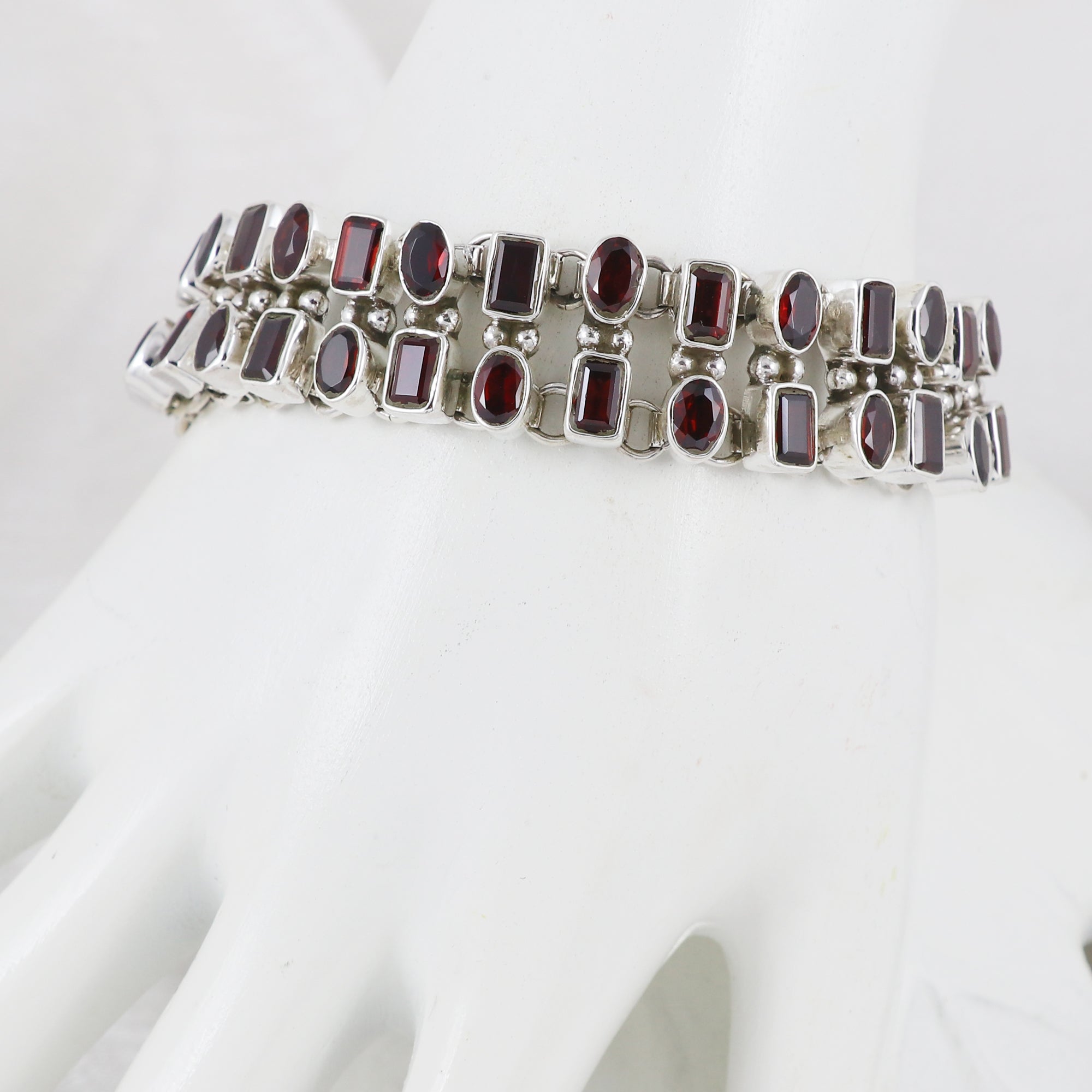 Natural Sterling Silver 925 Bracelet